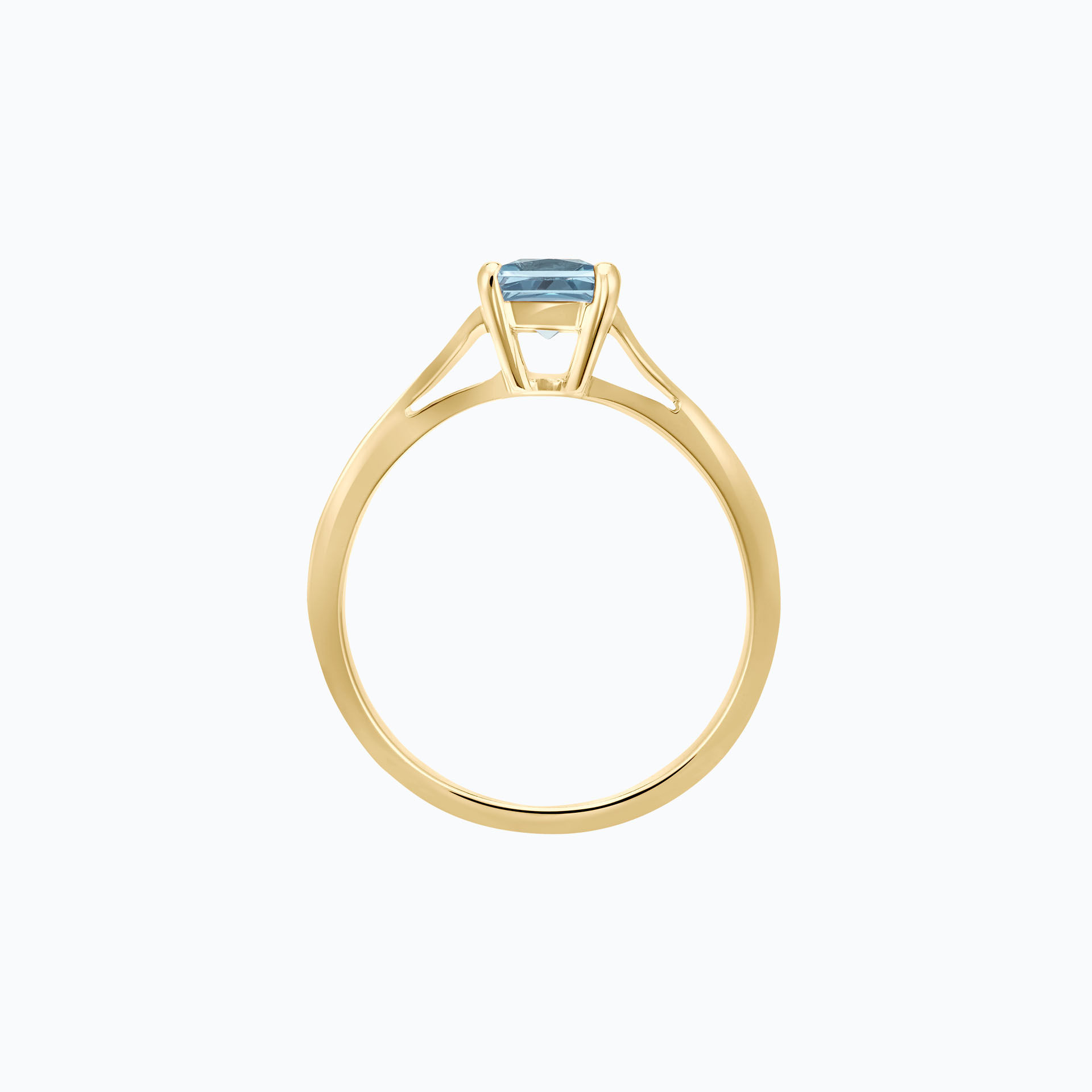 Solitaire Promesse Aigue-marine