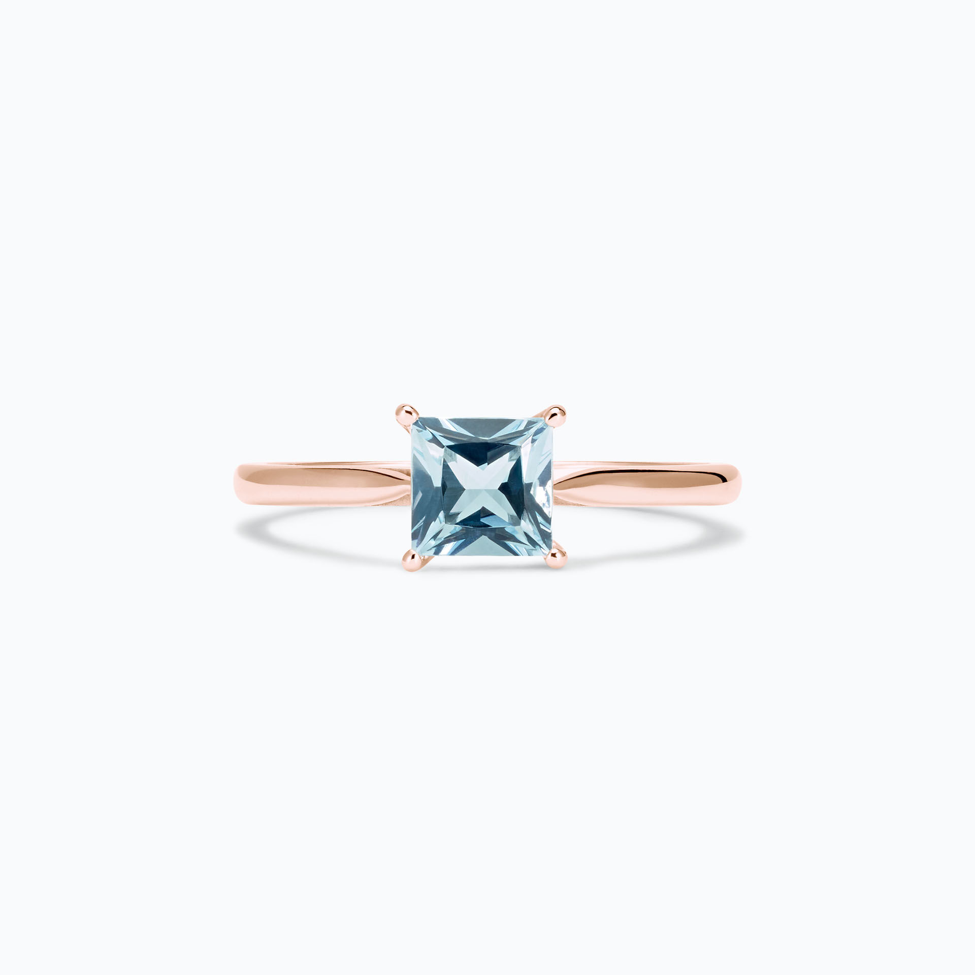 Solitaire Promesse Aigue-marine