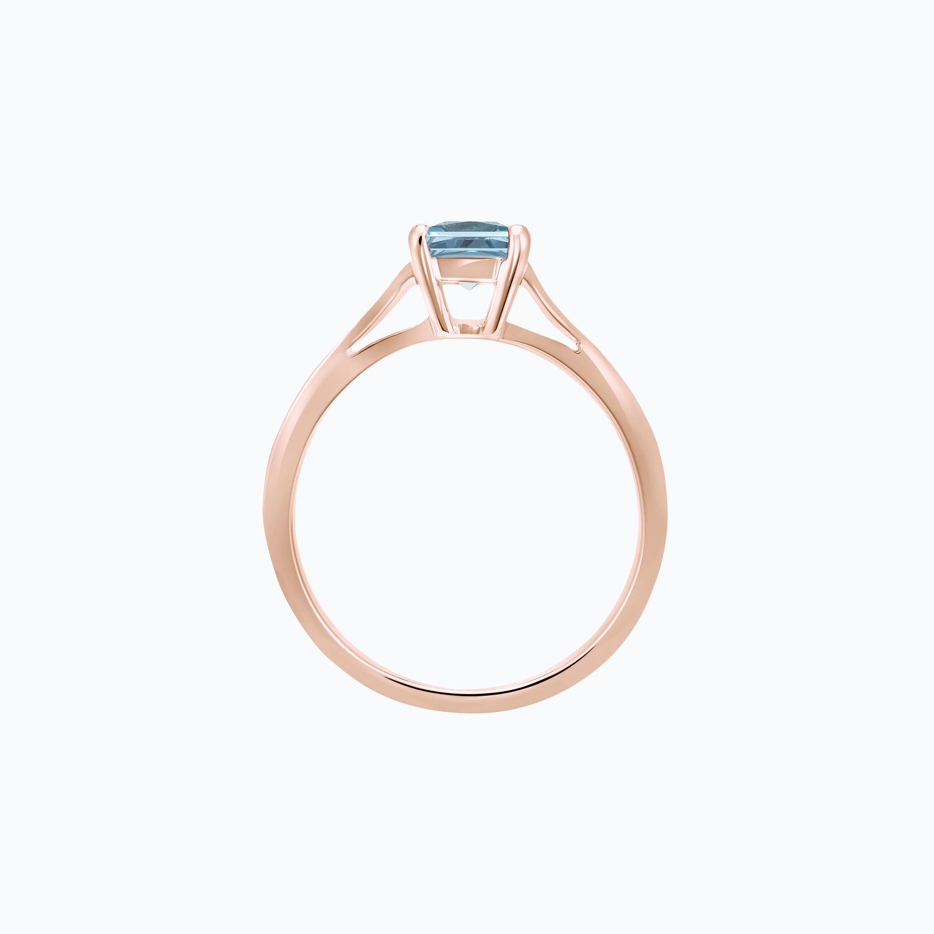 Solitaire Promesse Aigue-marine