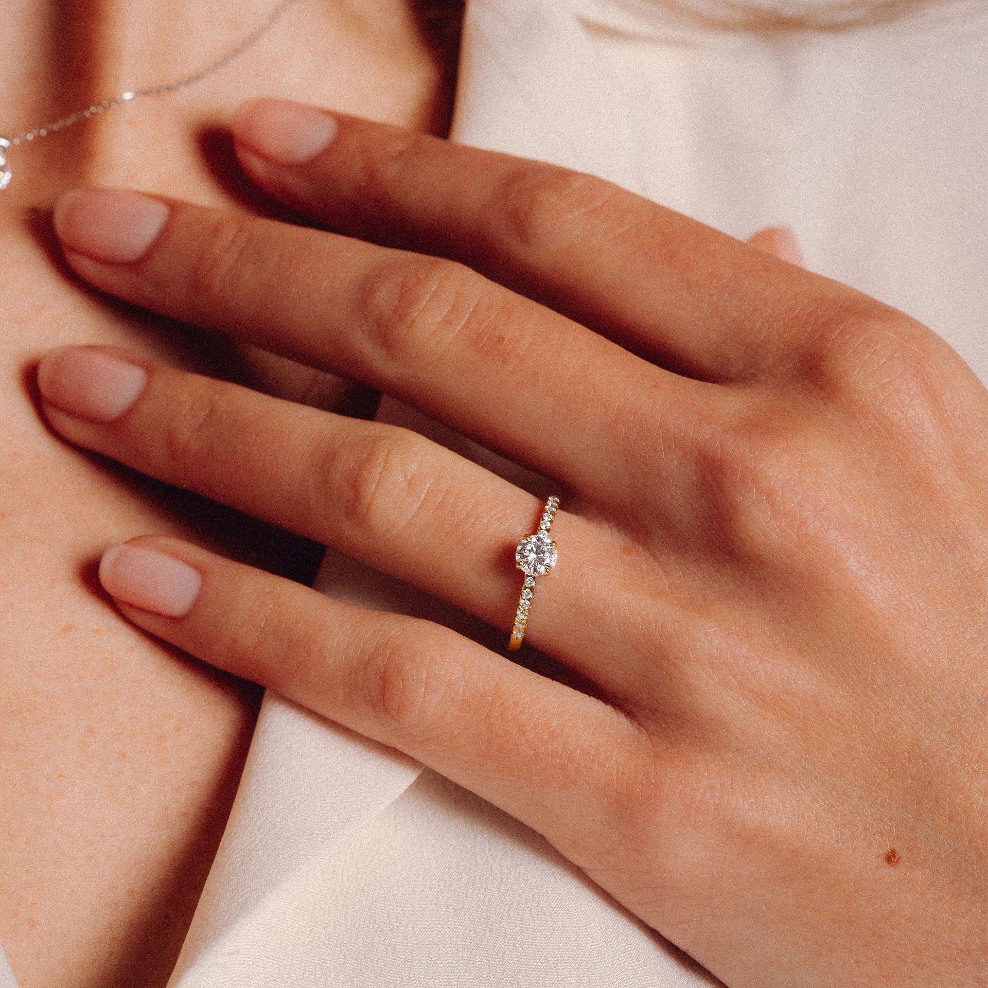 Solitaire Pavé Eden