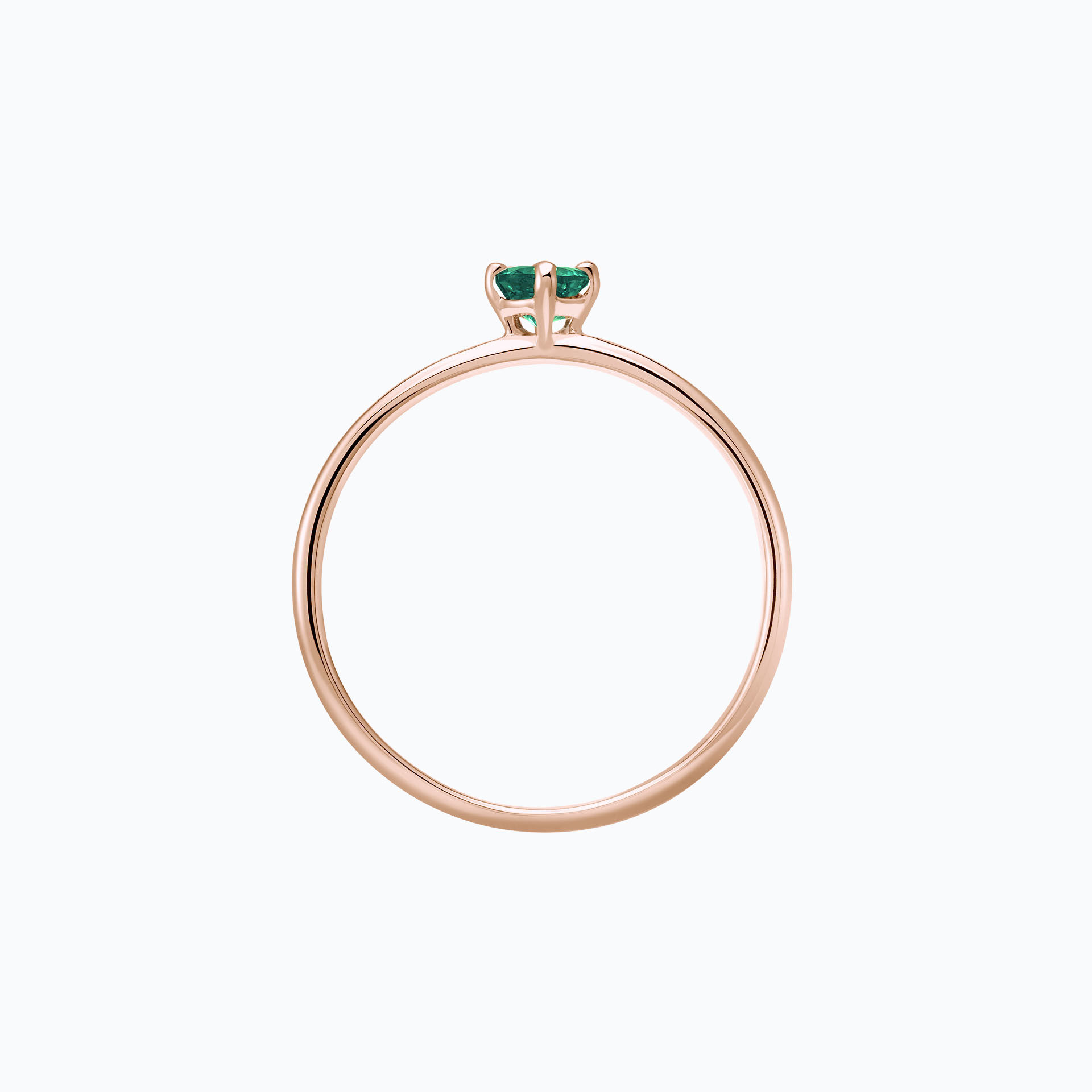 Solitaire Alva Émeraude 3.5 mm