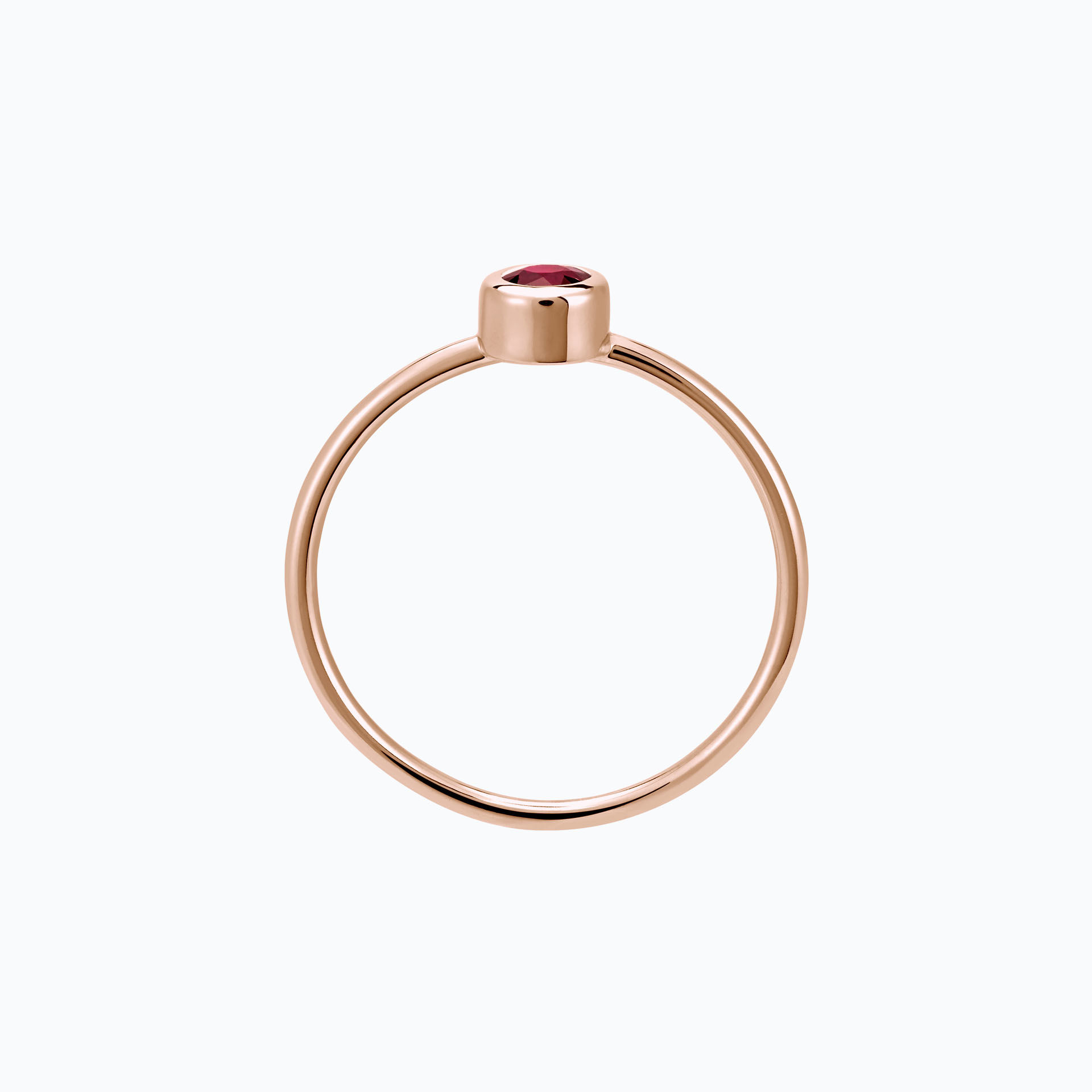 Solitaire Harmony Rubis 3.5 mm