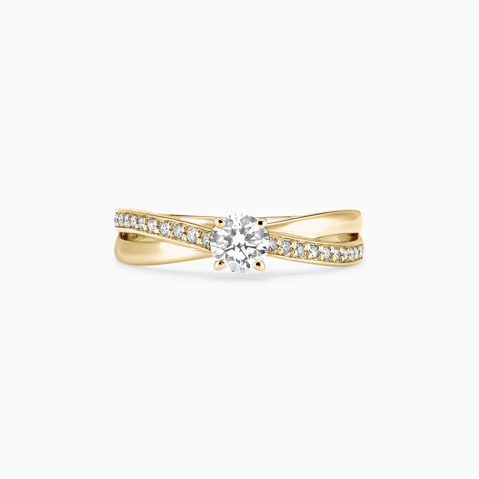 Solitaire Pavé Kokoro