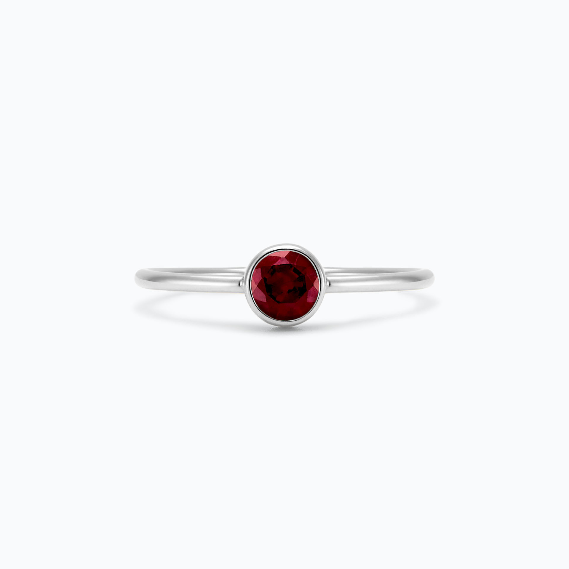 Solitaire Harmony Rubis 4.5 mm