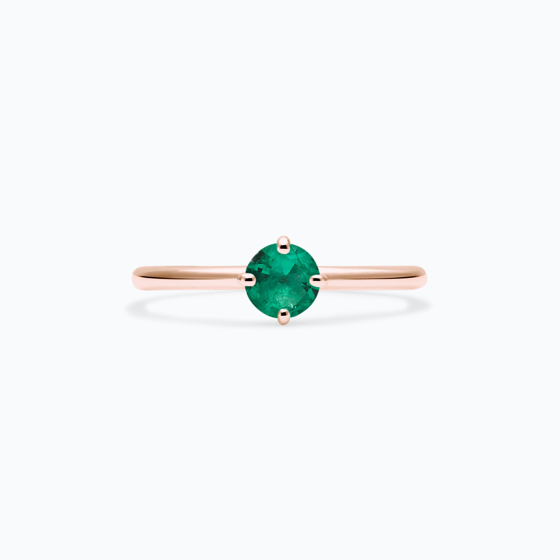 Solitaire Alva Émeraude 4.5 mm
