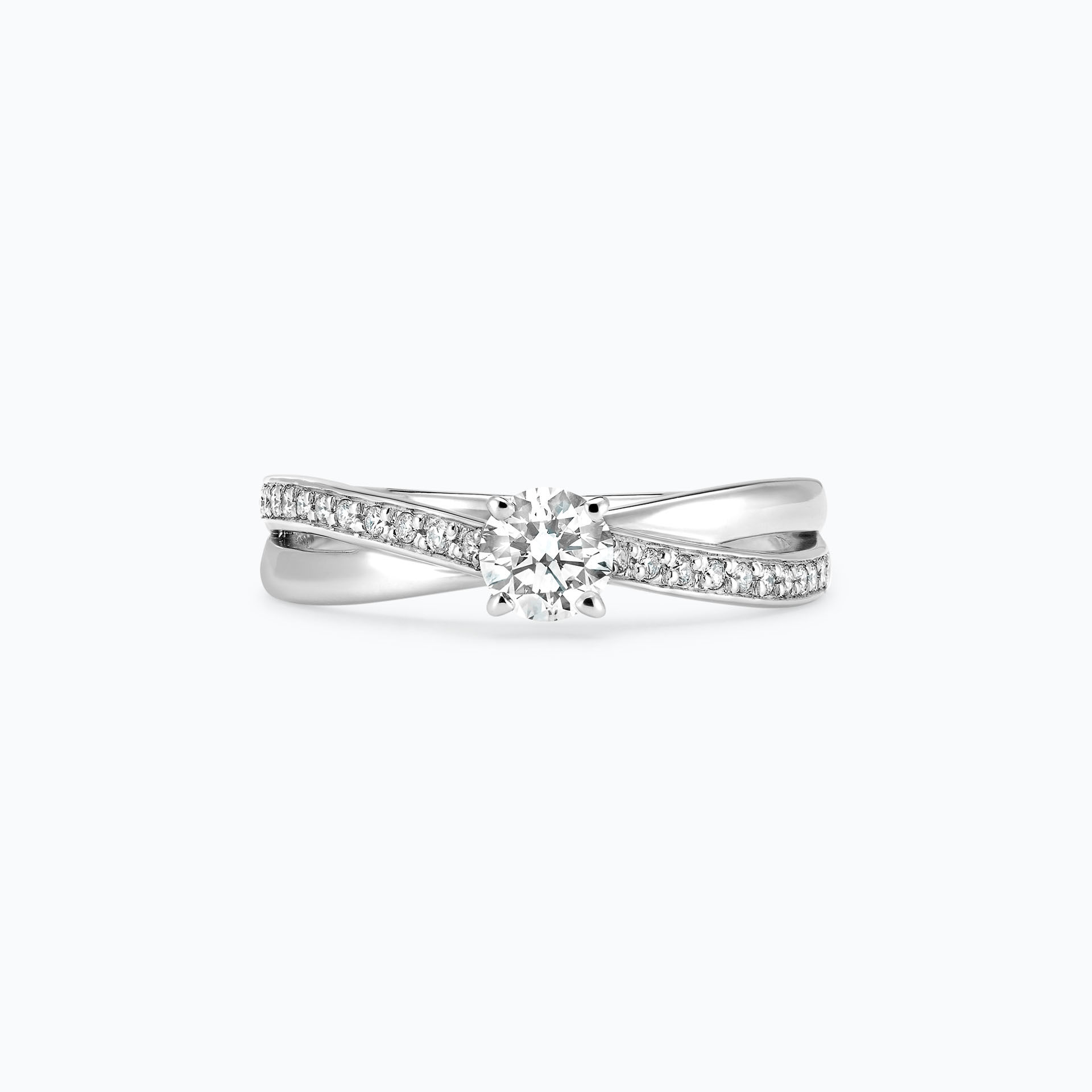 Solitaire Pavé Kokoro
