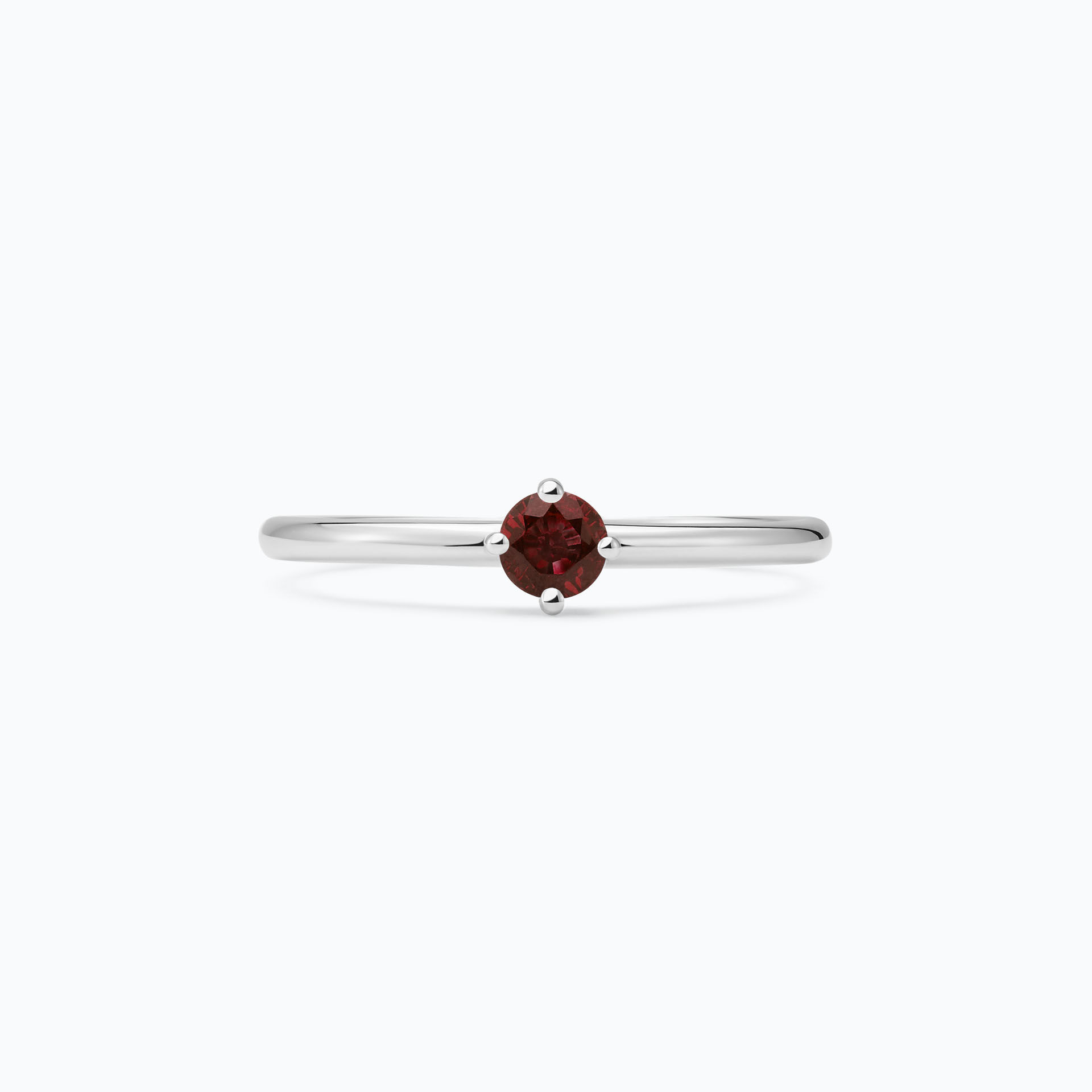 Solitaire Alva Grenat 3.5 mm