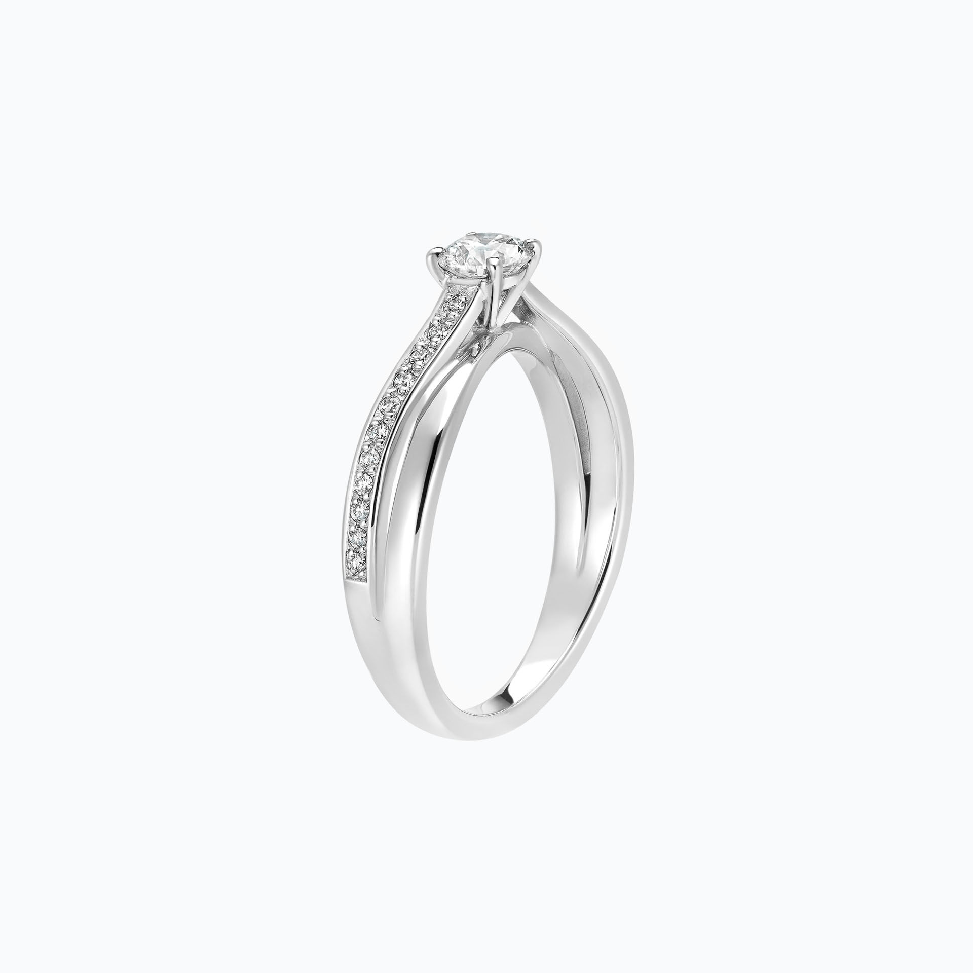 Solitaire Pavé Kokoro