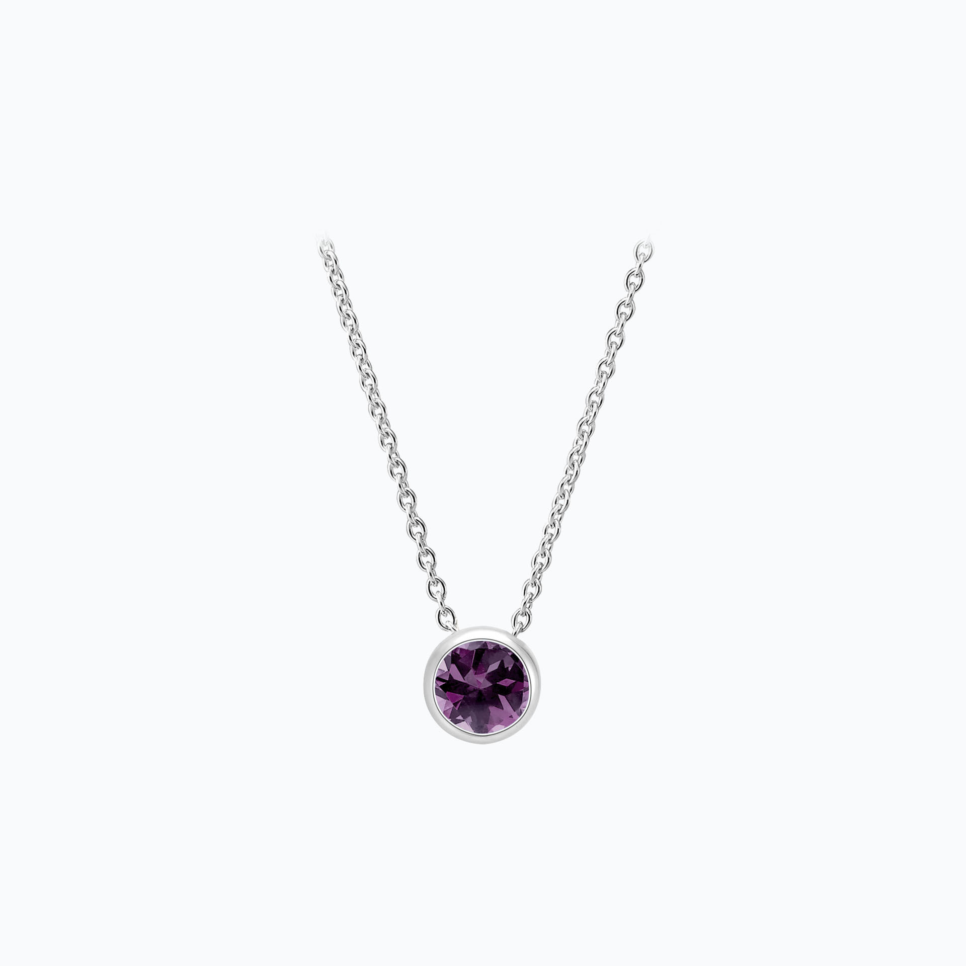 Collier Harmony Saphir Violet 3.5 mm