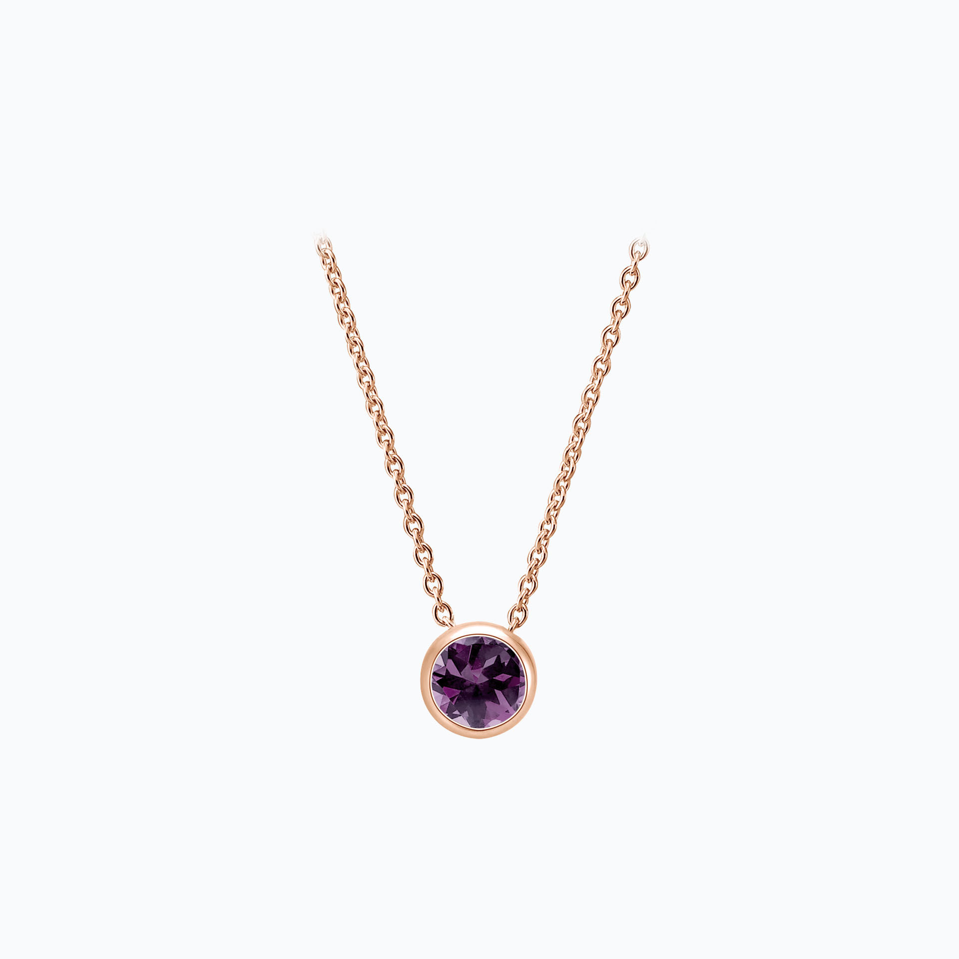 Collier Harmony Saphir Violet 3.5 mm