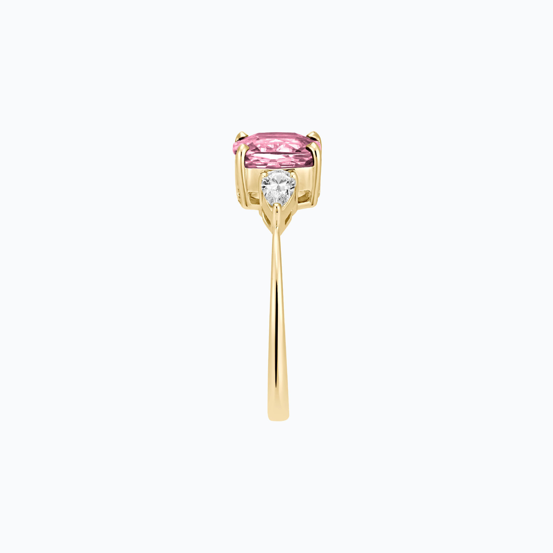 Solitaire Buckingham Tourmaline 7x7 mm