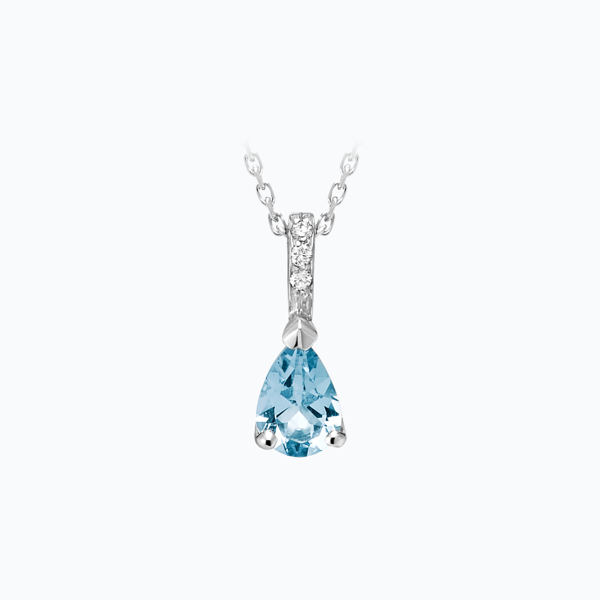 Pendentif Alienor Aigue-marine