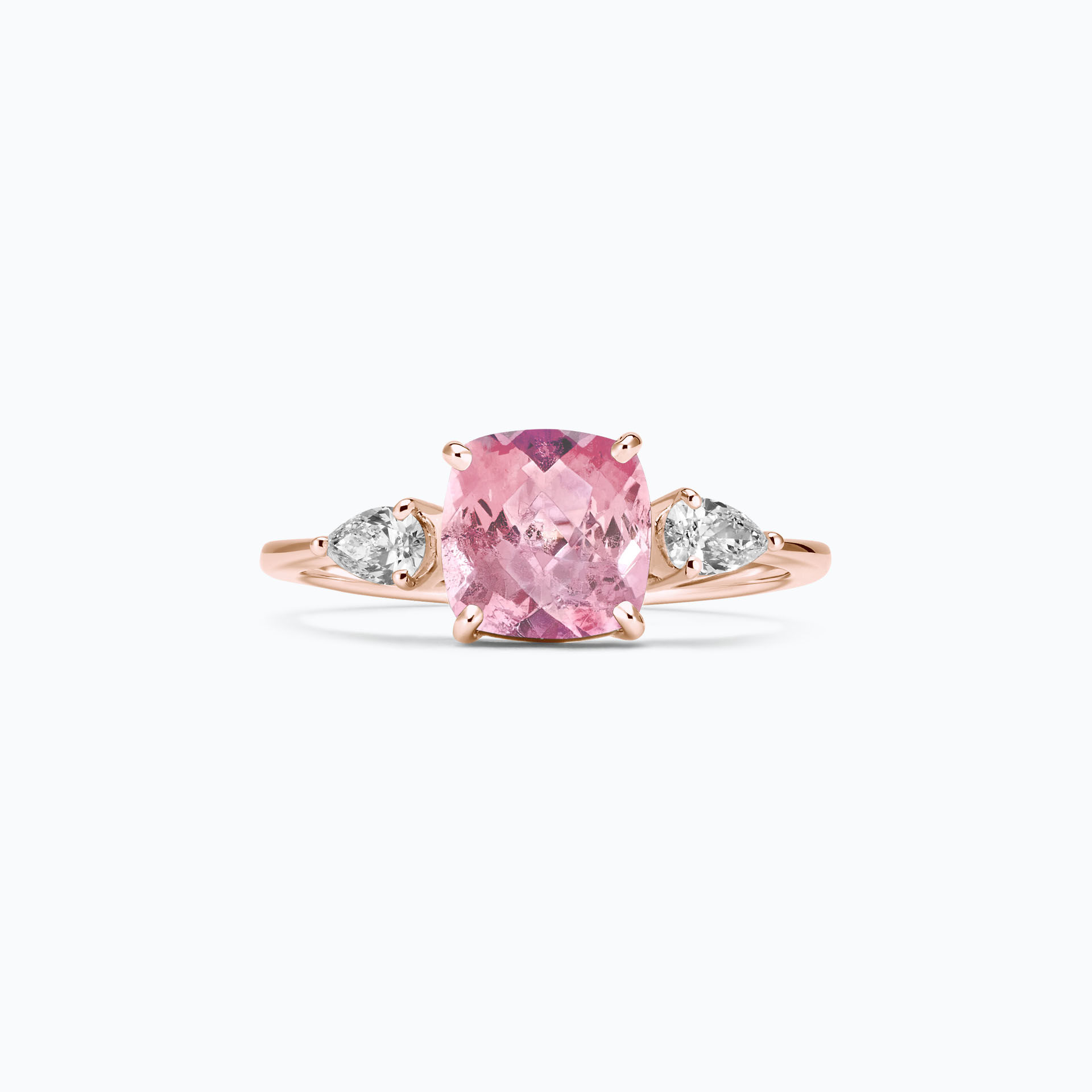 Solitaire Buckingham Tourmaline 7x7 mm
