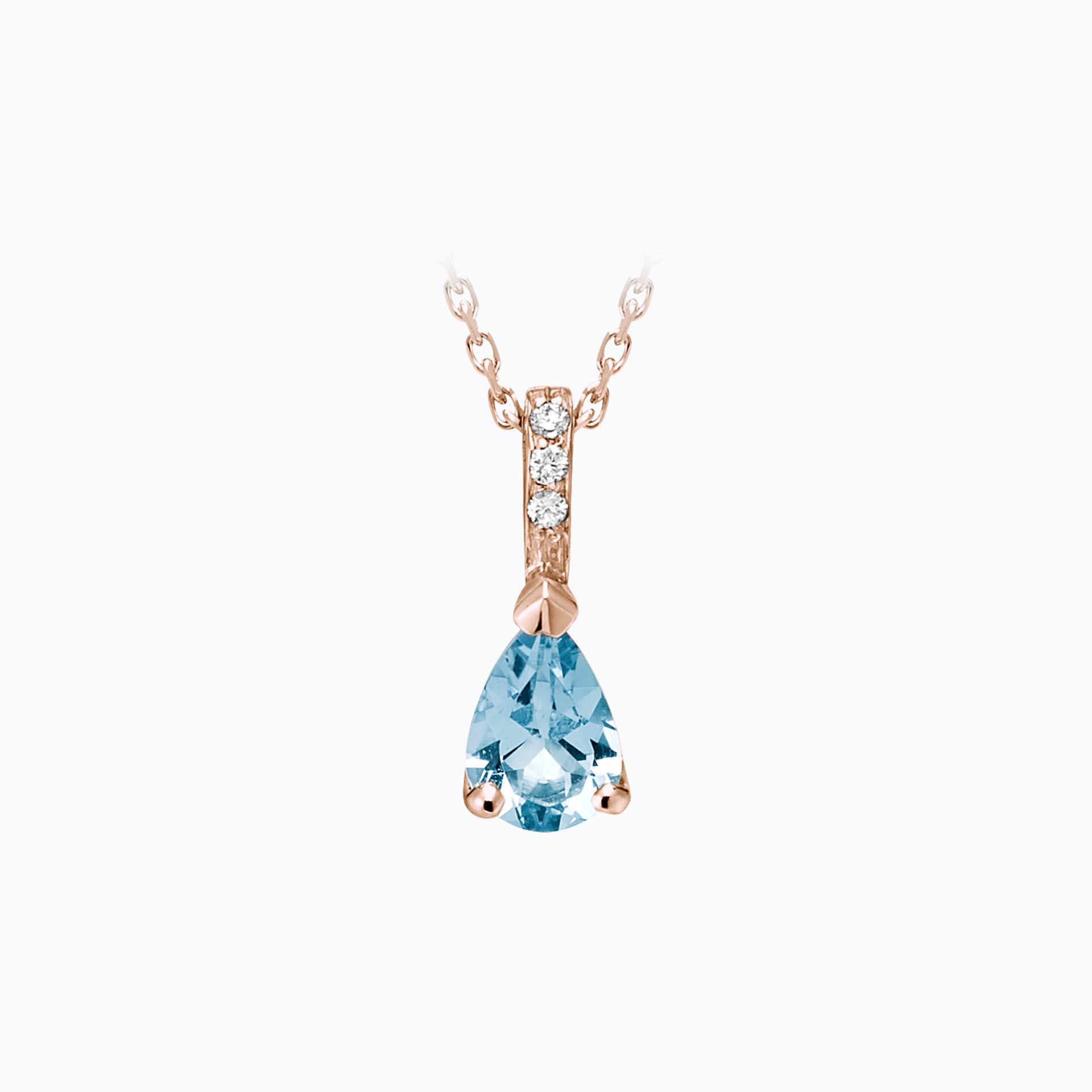 Pendentif Alienor Aigue-marine