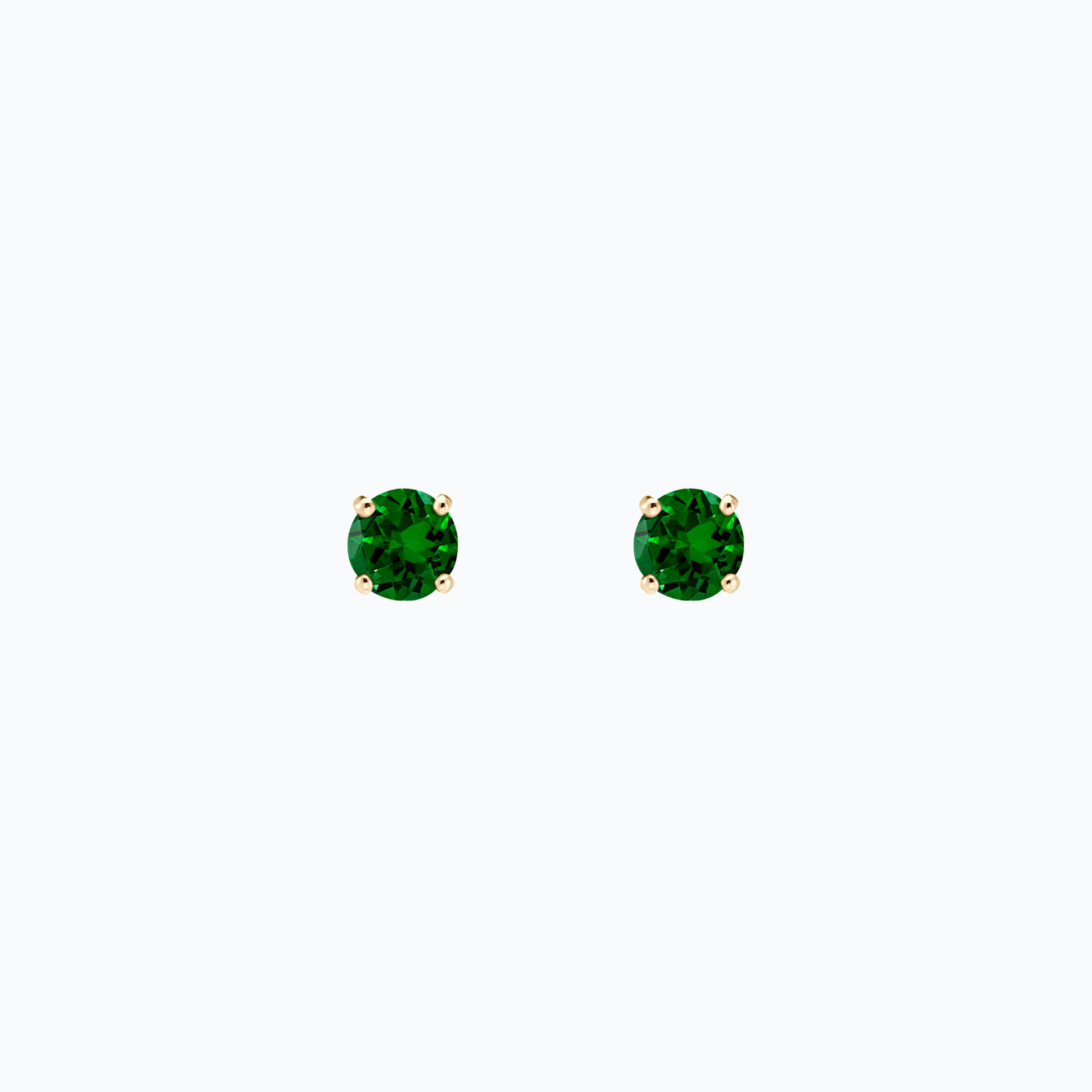 Boucles Alva Tsavorite 4.5 mm