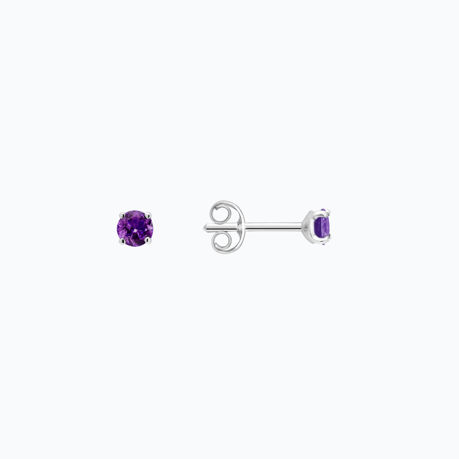 Boucles Alva Améthyste 3.5 mm