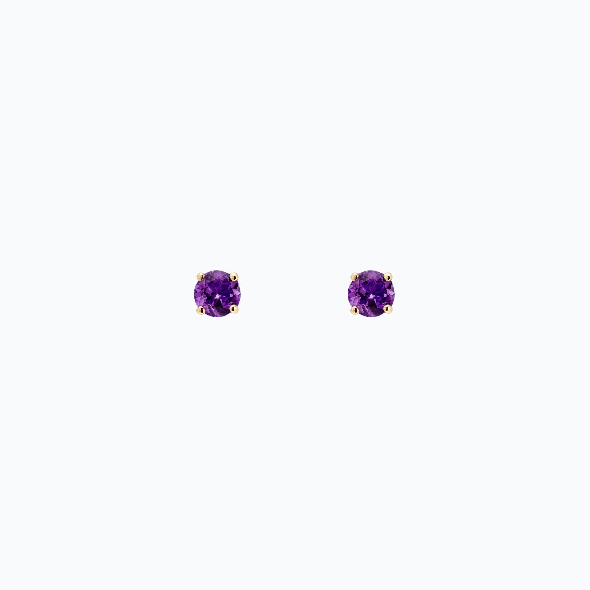 Boucles Alva Améthyste 3.5 mm