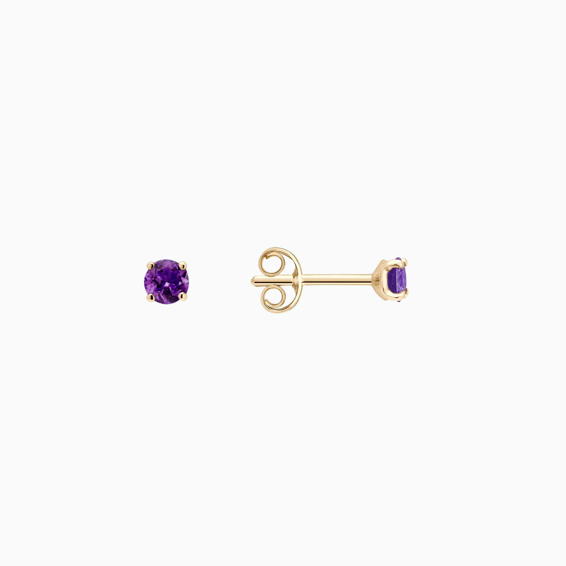 Boucles Alva Améthyste 3.5 mm