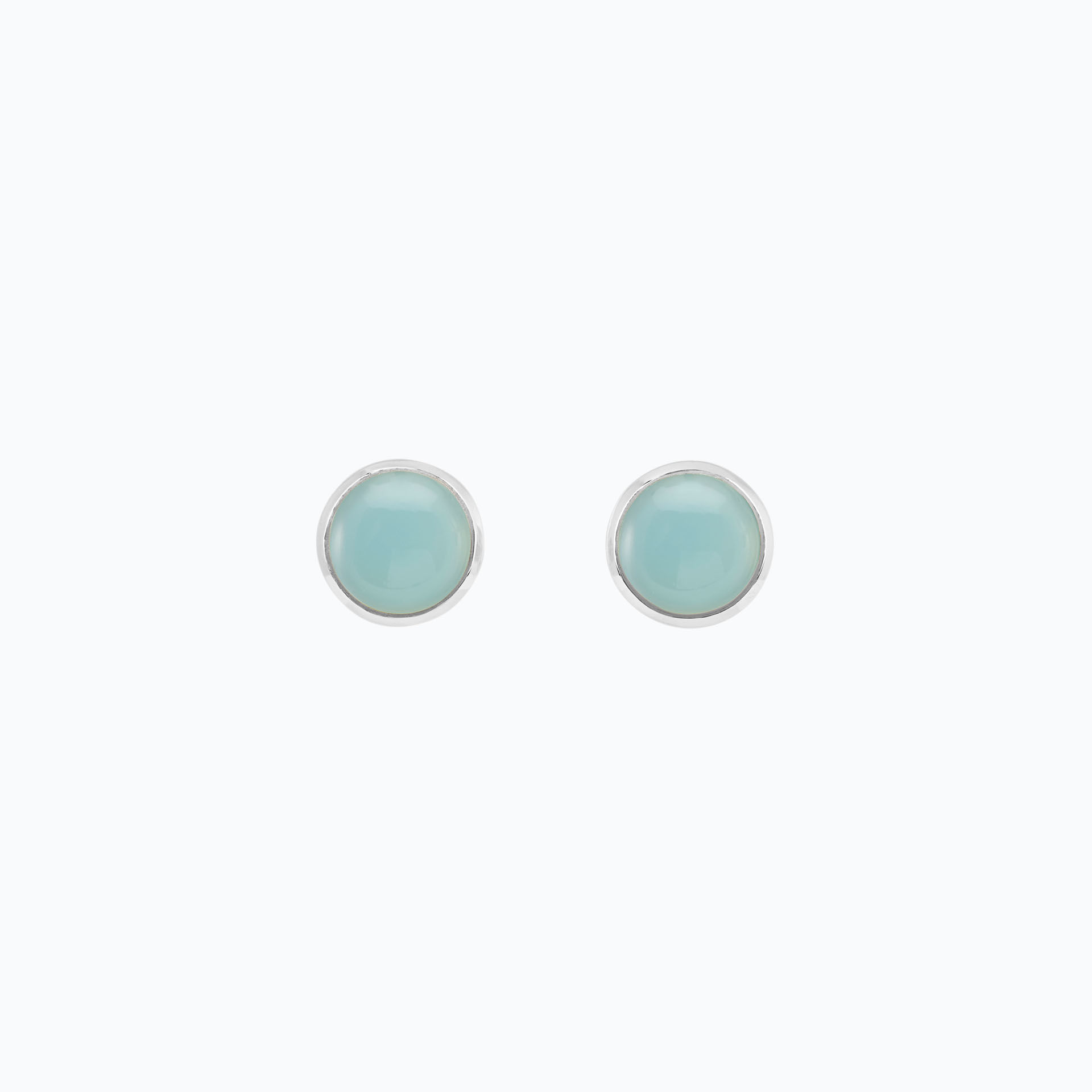 Boucles Paradis Calcédoine bleue