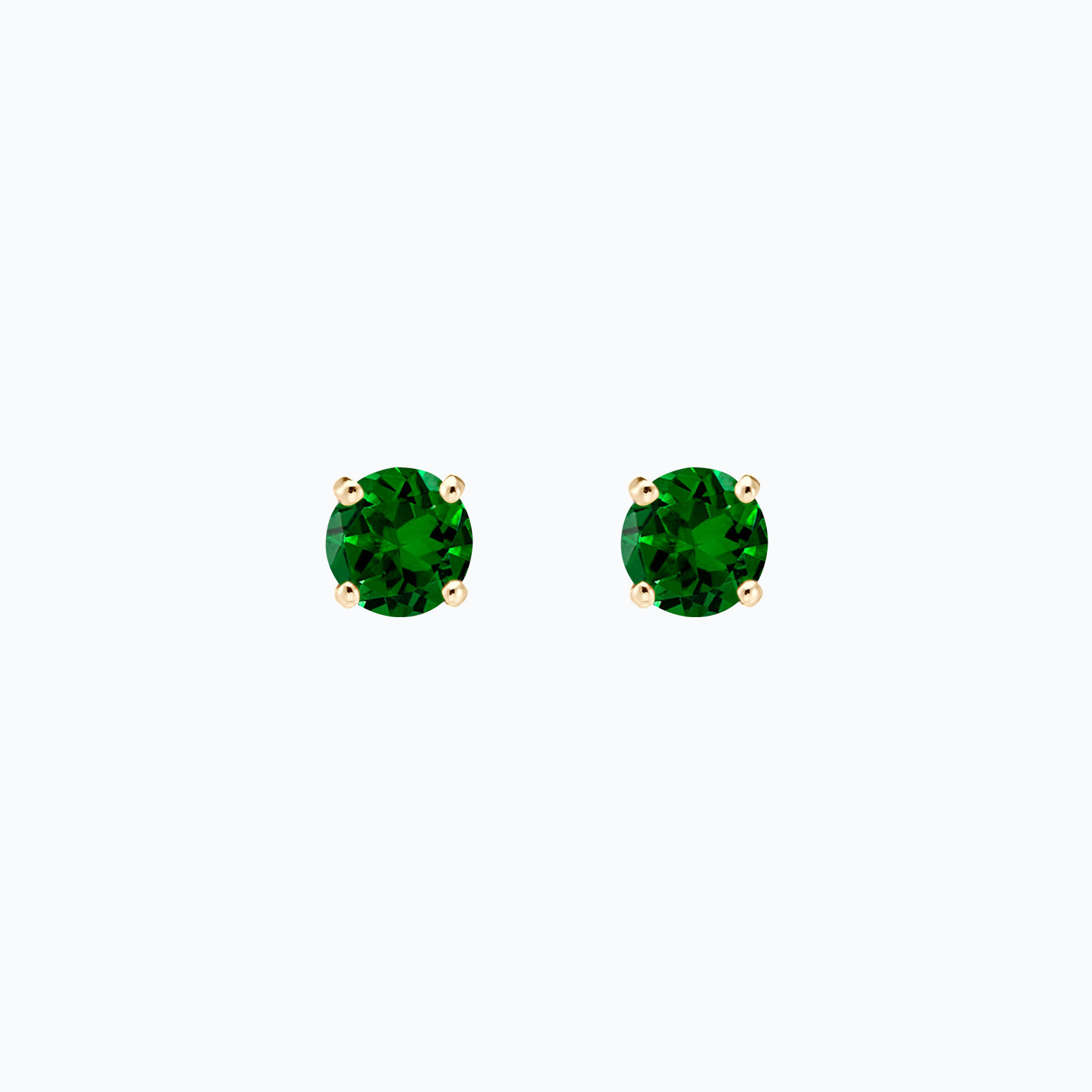 Boucles Alva Tsavorite 6 mm