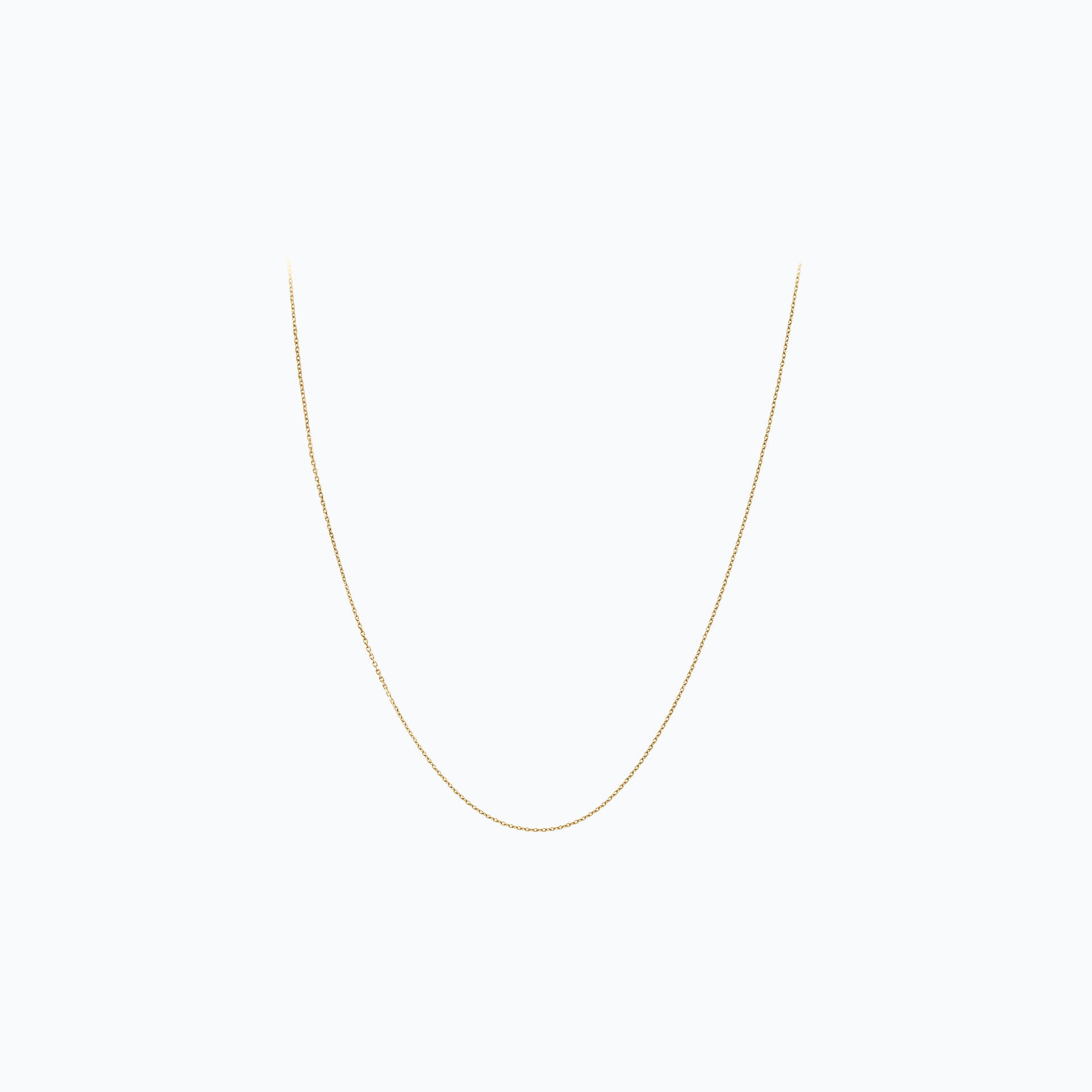 Chaine Forçat Diamantée 1.00 mm 42 cm