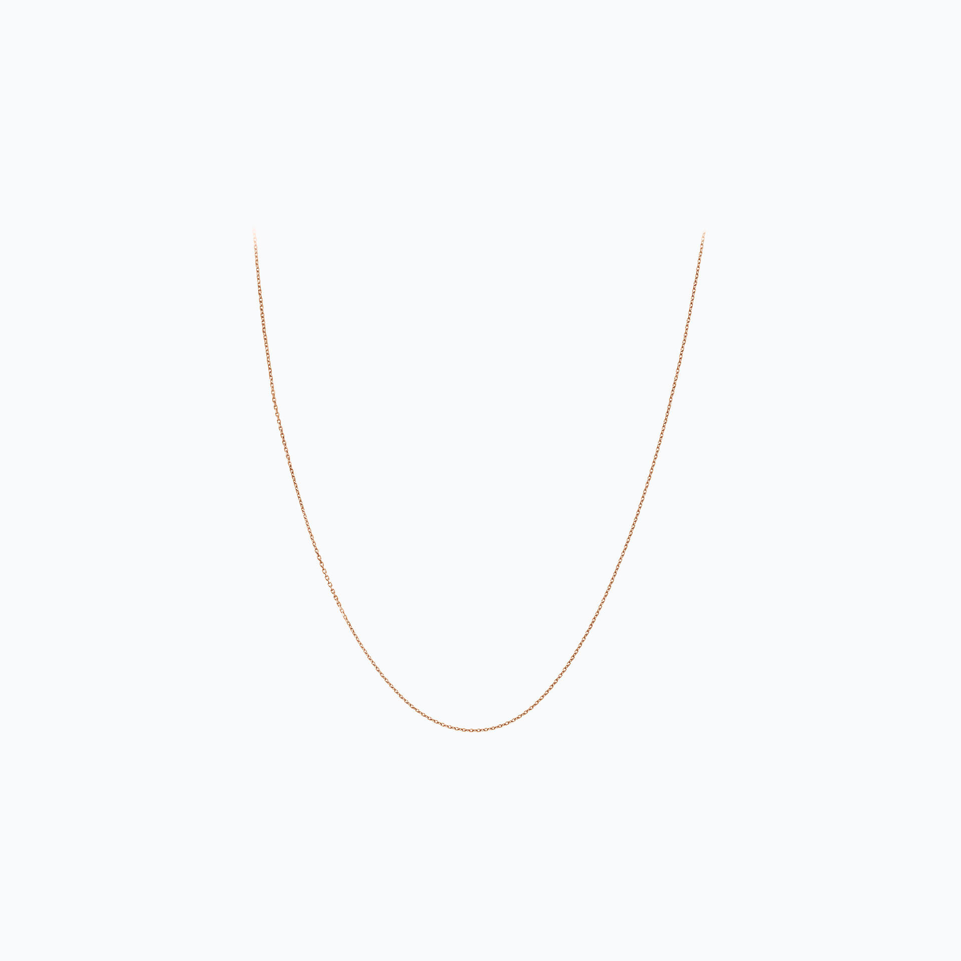Chaine Forçat Diamantée 1.00 mm 45 cm