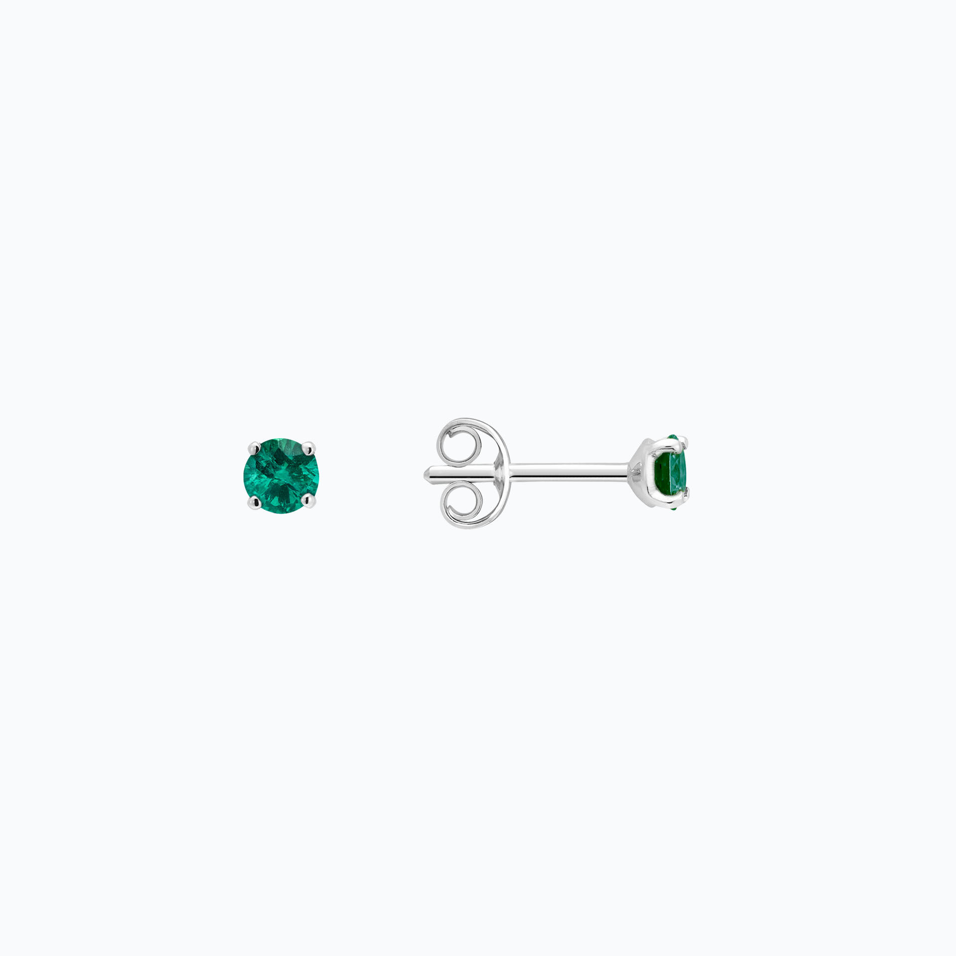 Boucles Alva Émeraude 3.5 mm