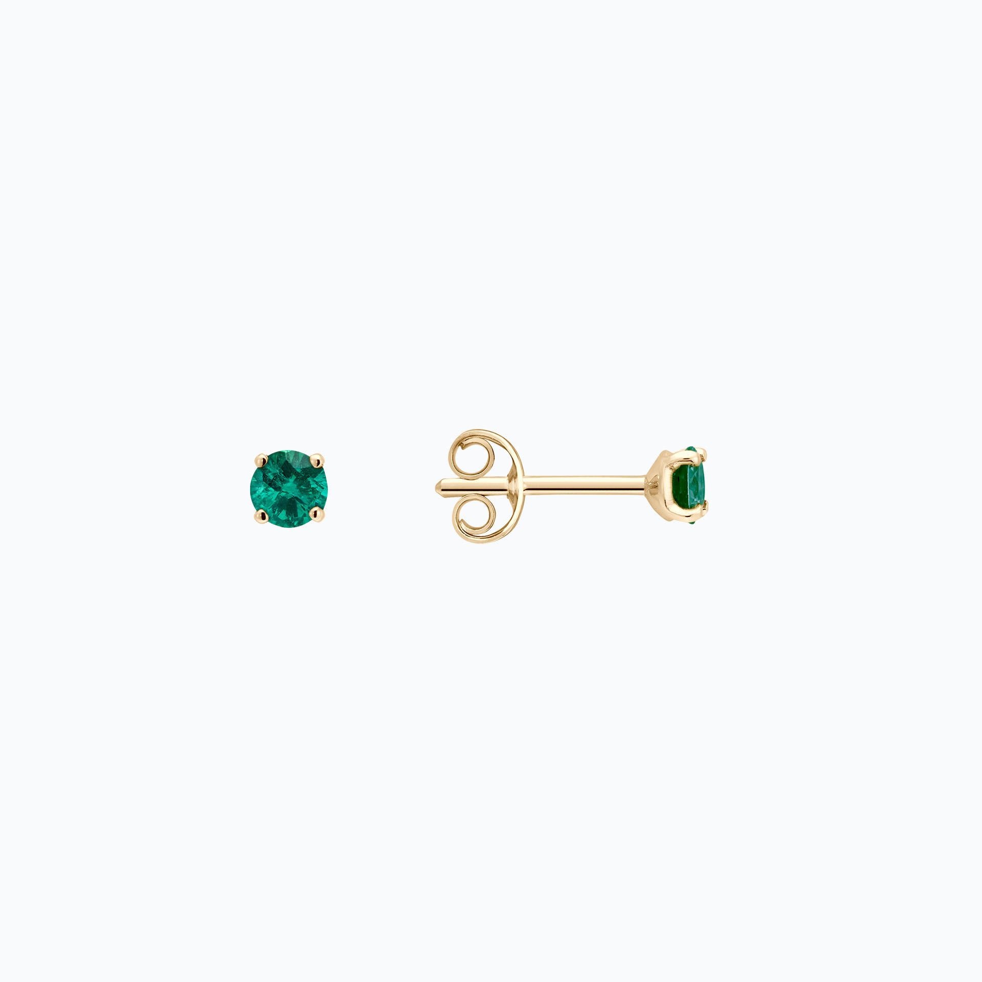 Boucles Alva Émeraude 3.5 mm