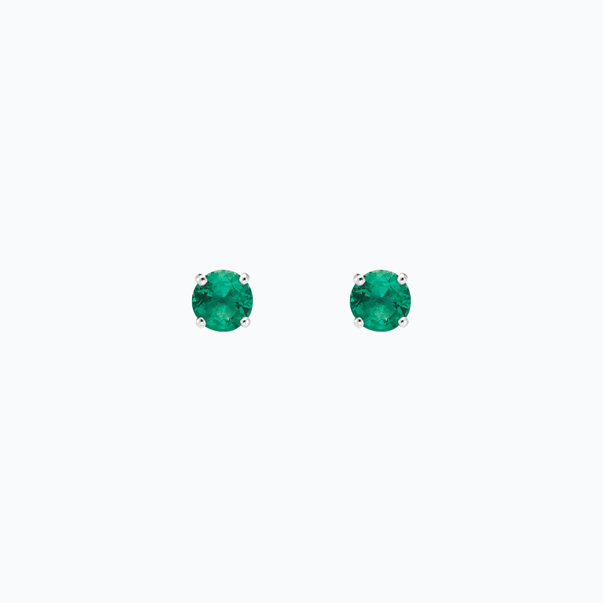 Boucles Alva Émeraude 4.5 mm