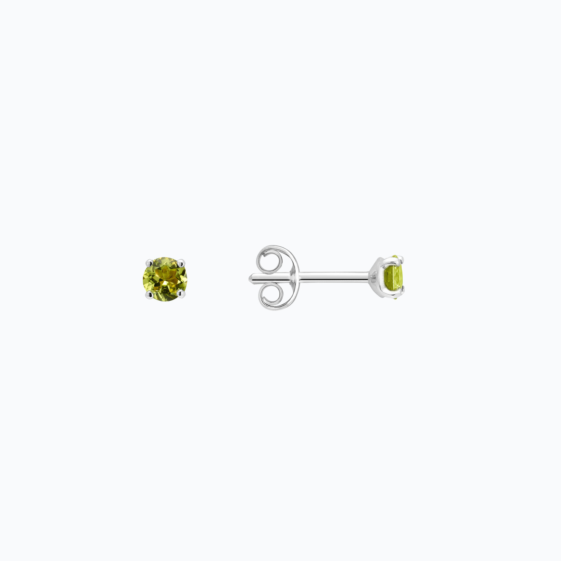 Boucles Alva Peridot 3.5 mm
