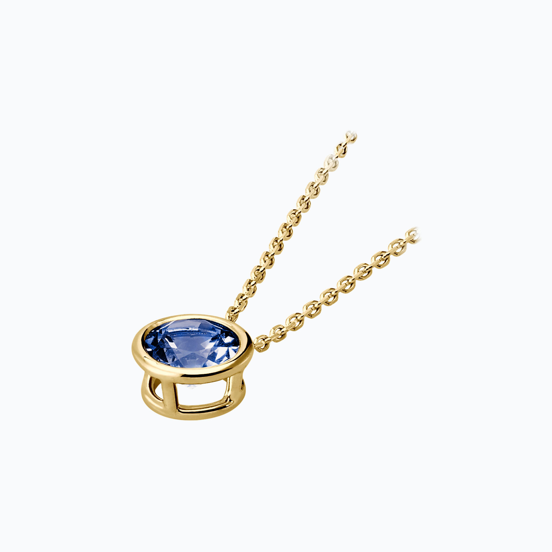 Collier Nymphéa Tanzanite