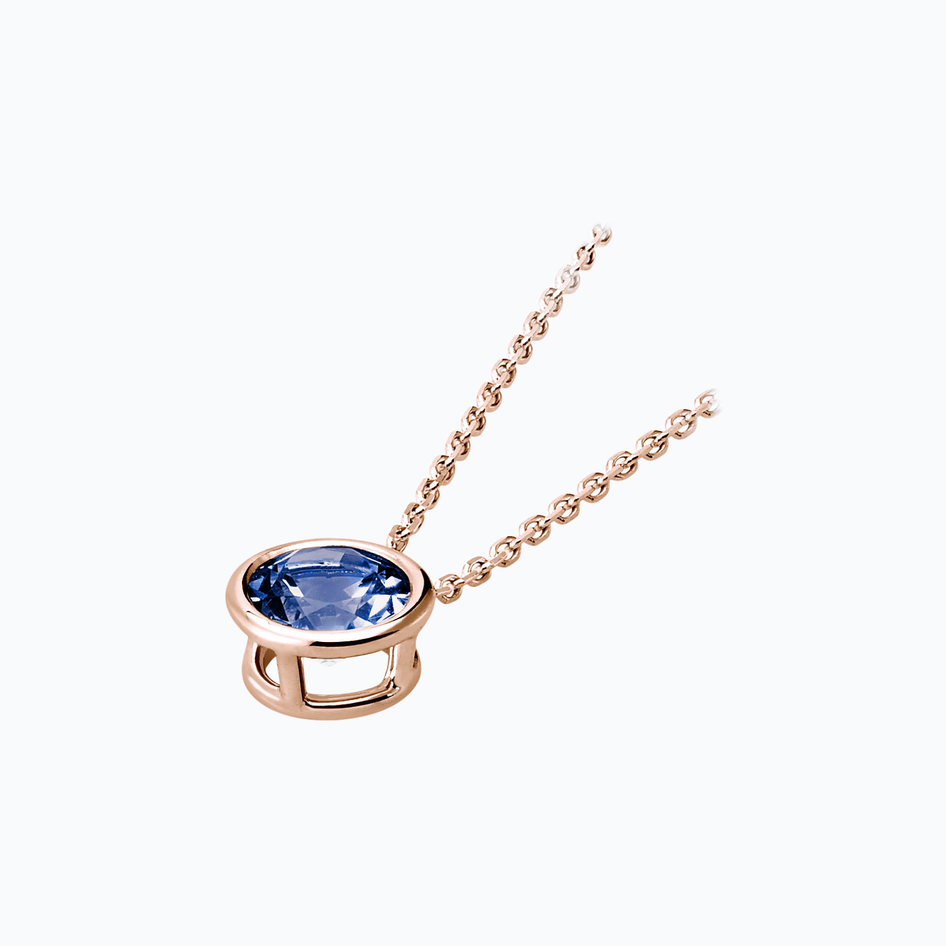 Collier Nymphéa Tanzanite