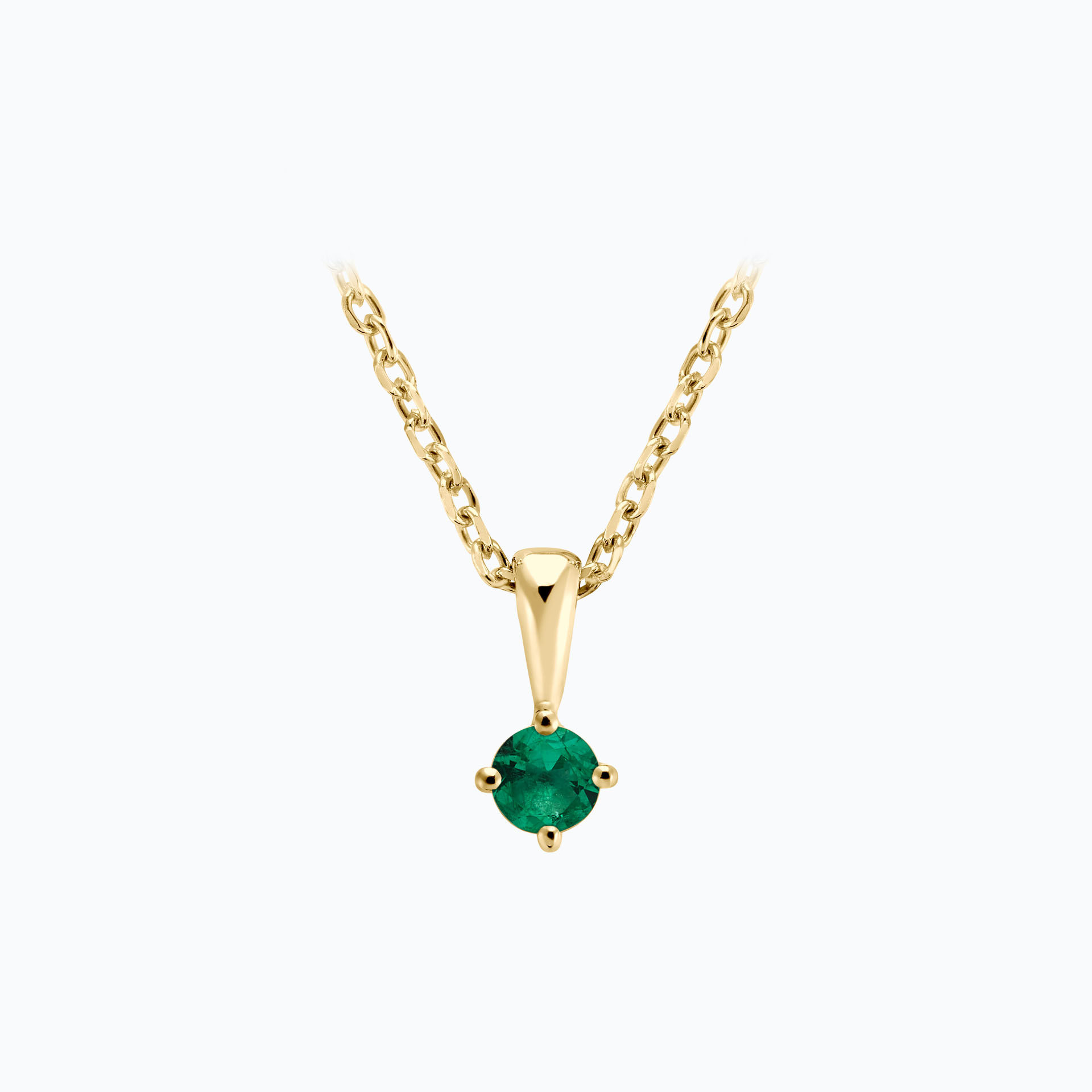 Pendentif Alva Émeraude 3.5 mm