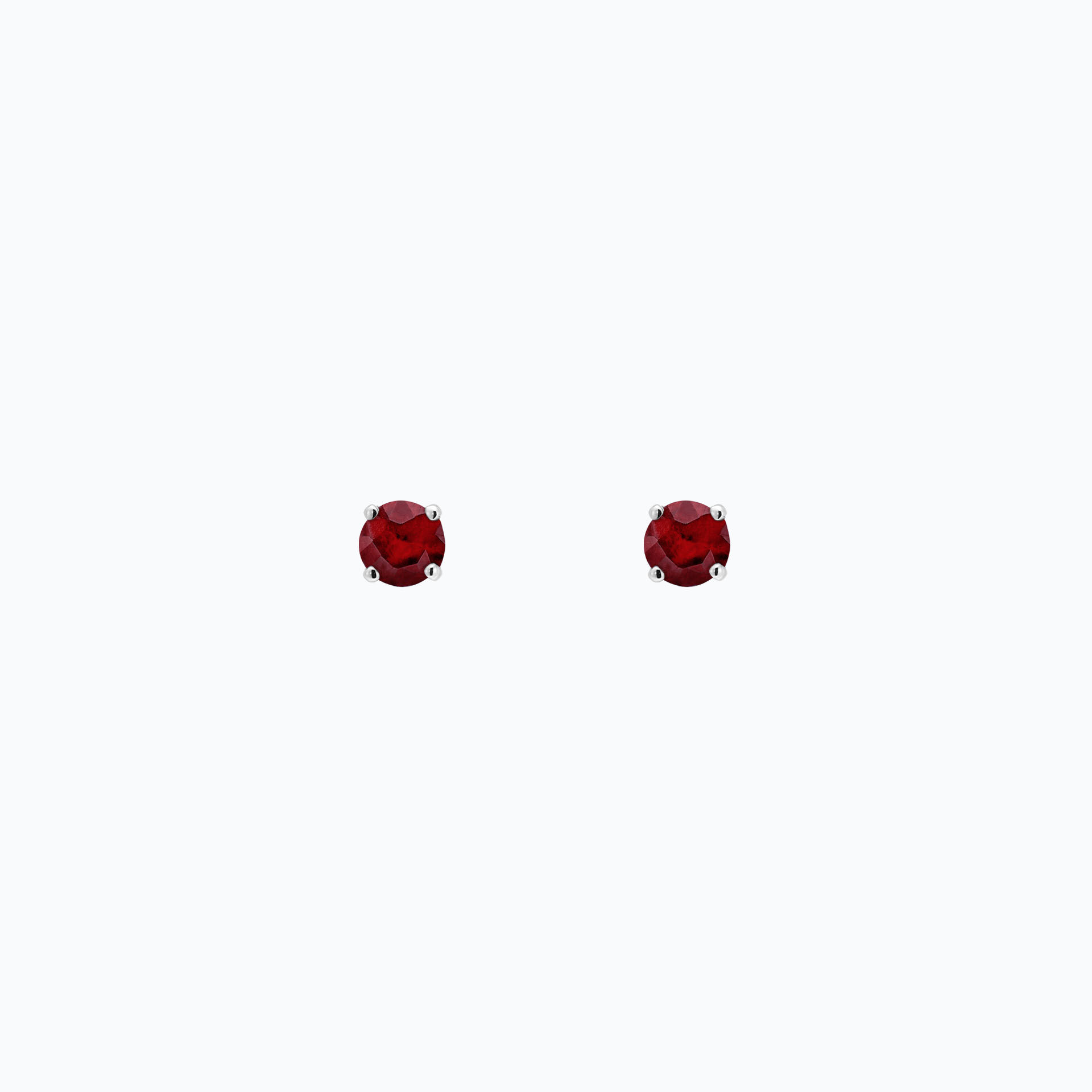 Boucles Alva Rubis 3.5 mm