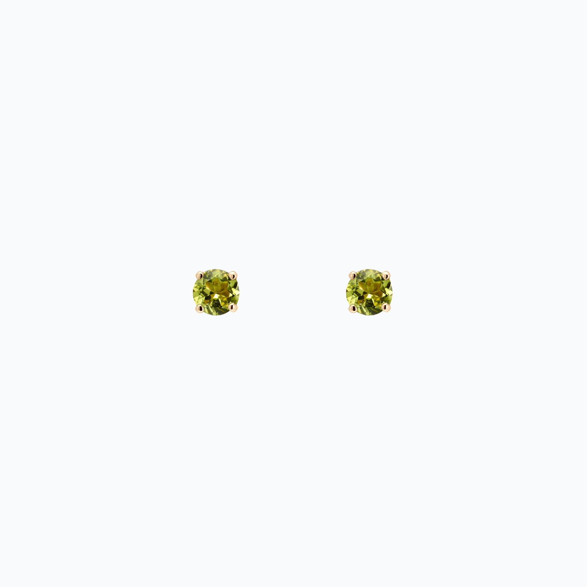 Boucles Alva Peridot 3.5 mm