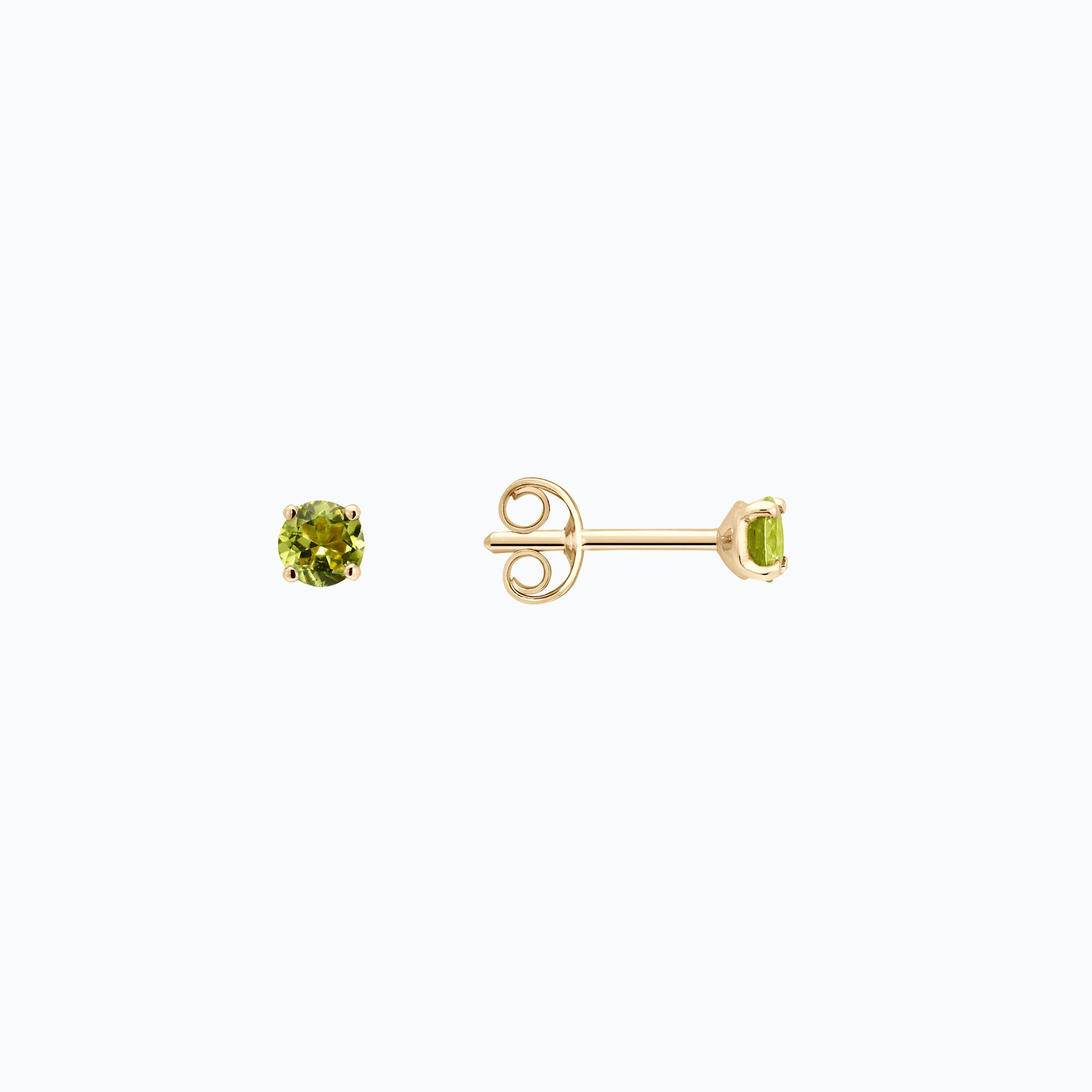 Boucles Alva Peridot 3.5 mm