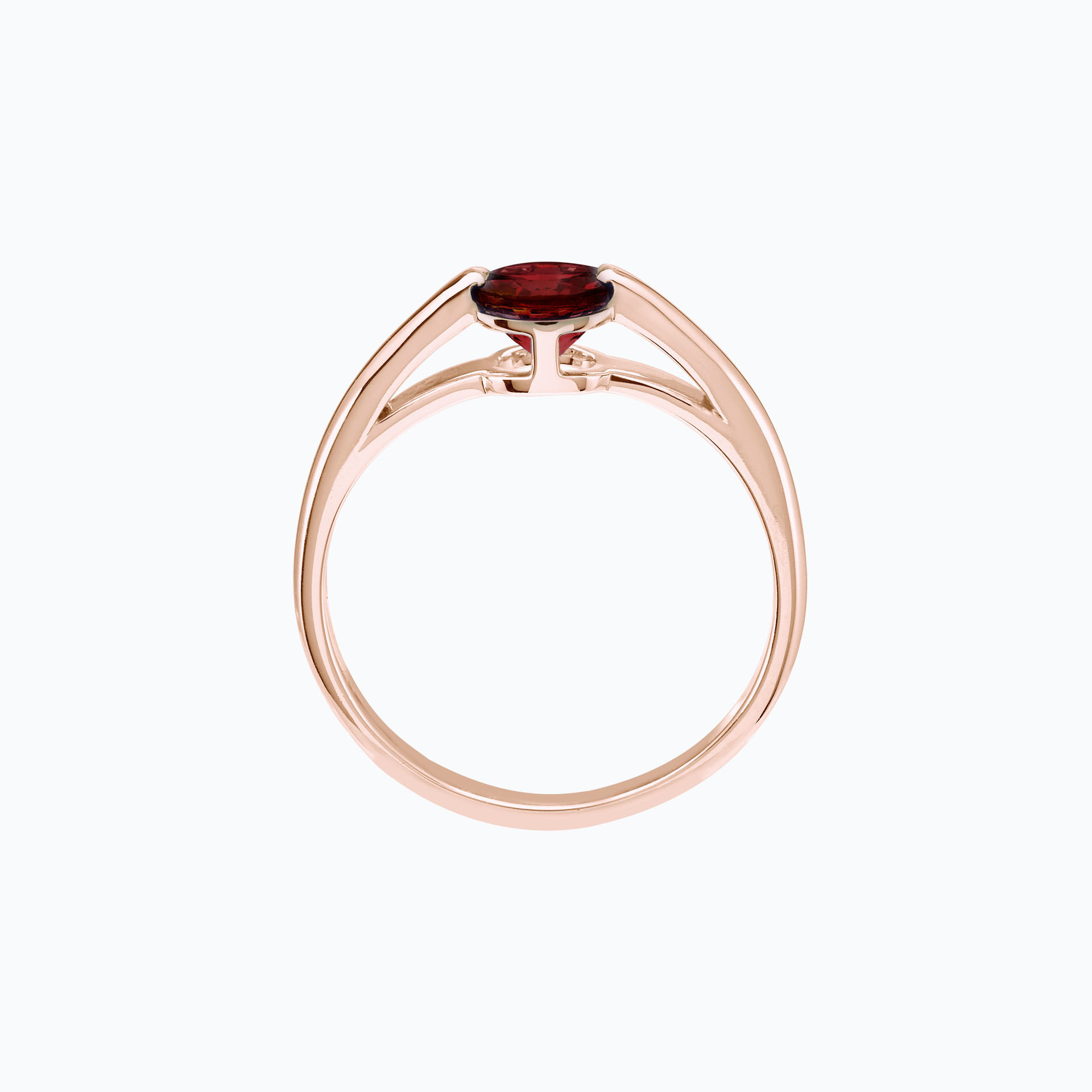 Bague Nymphéa Grenat