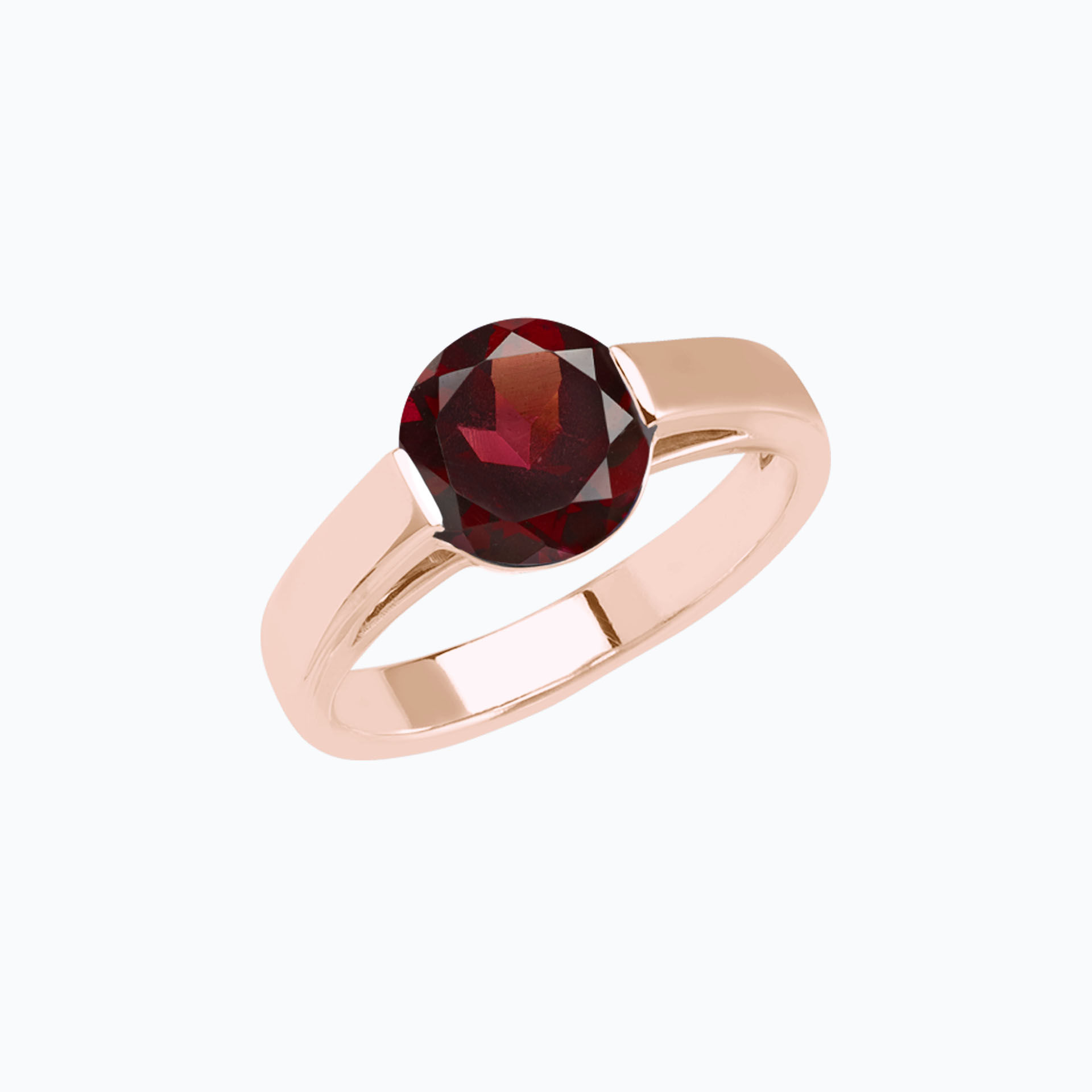 Bague Nymphéa Grenat