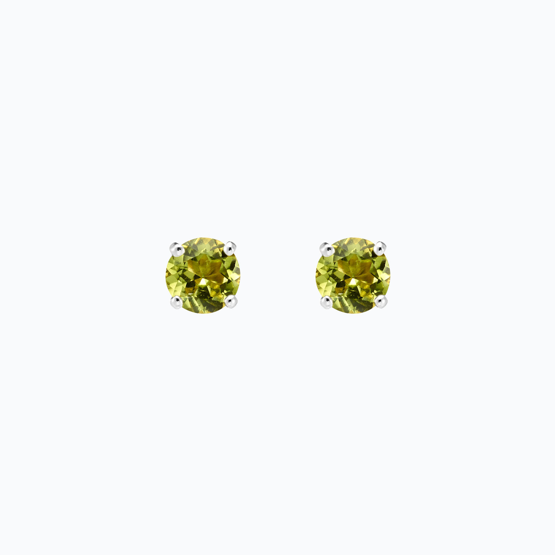 Boucles Alva Péridot 6 mm