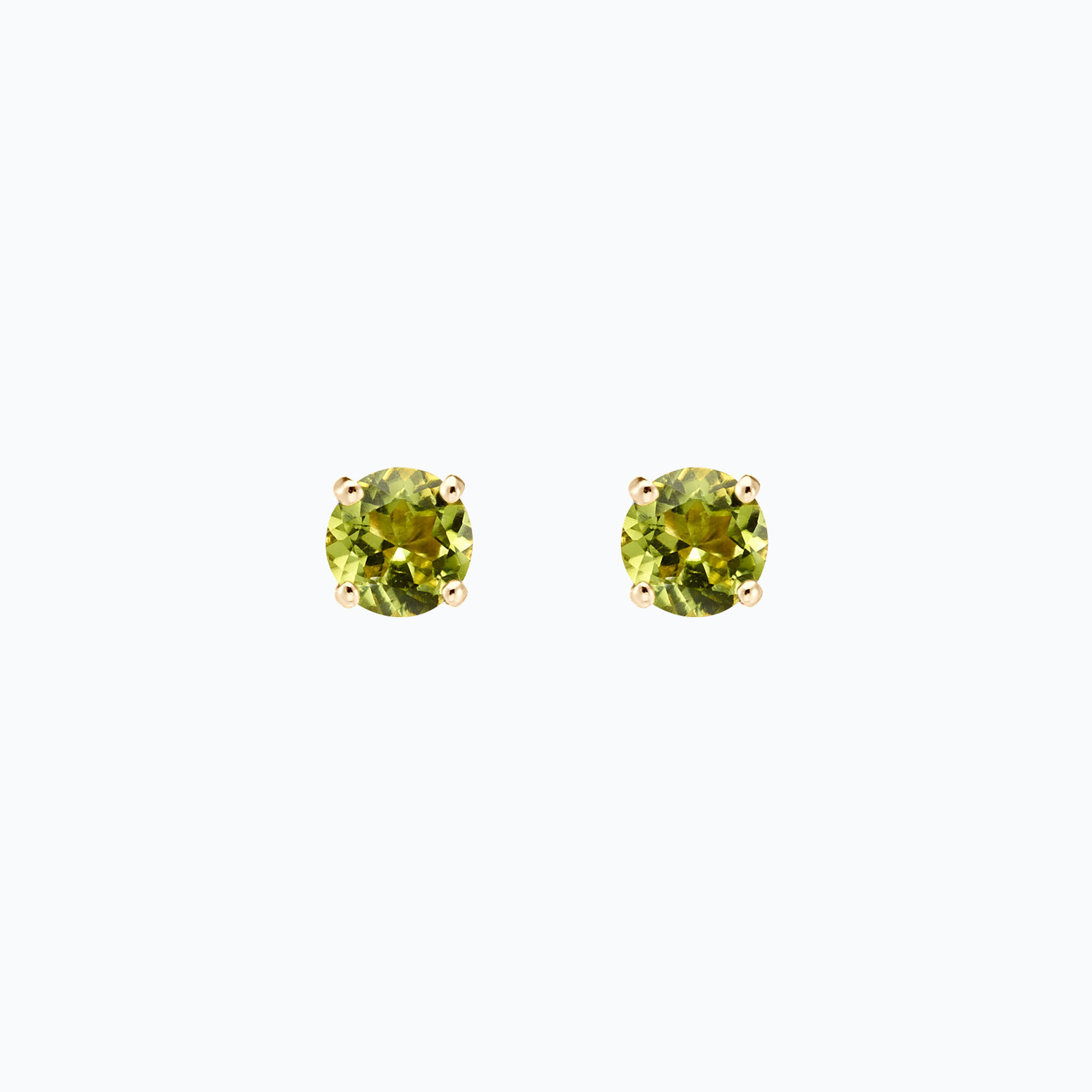 Boucles Alva Péridot 6 mm
