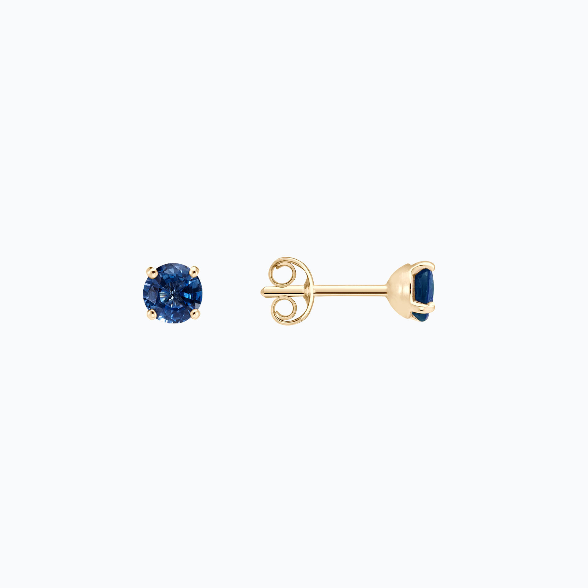 Boucles Alva Saphir 4.5 mm