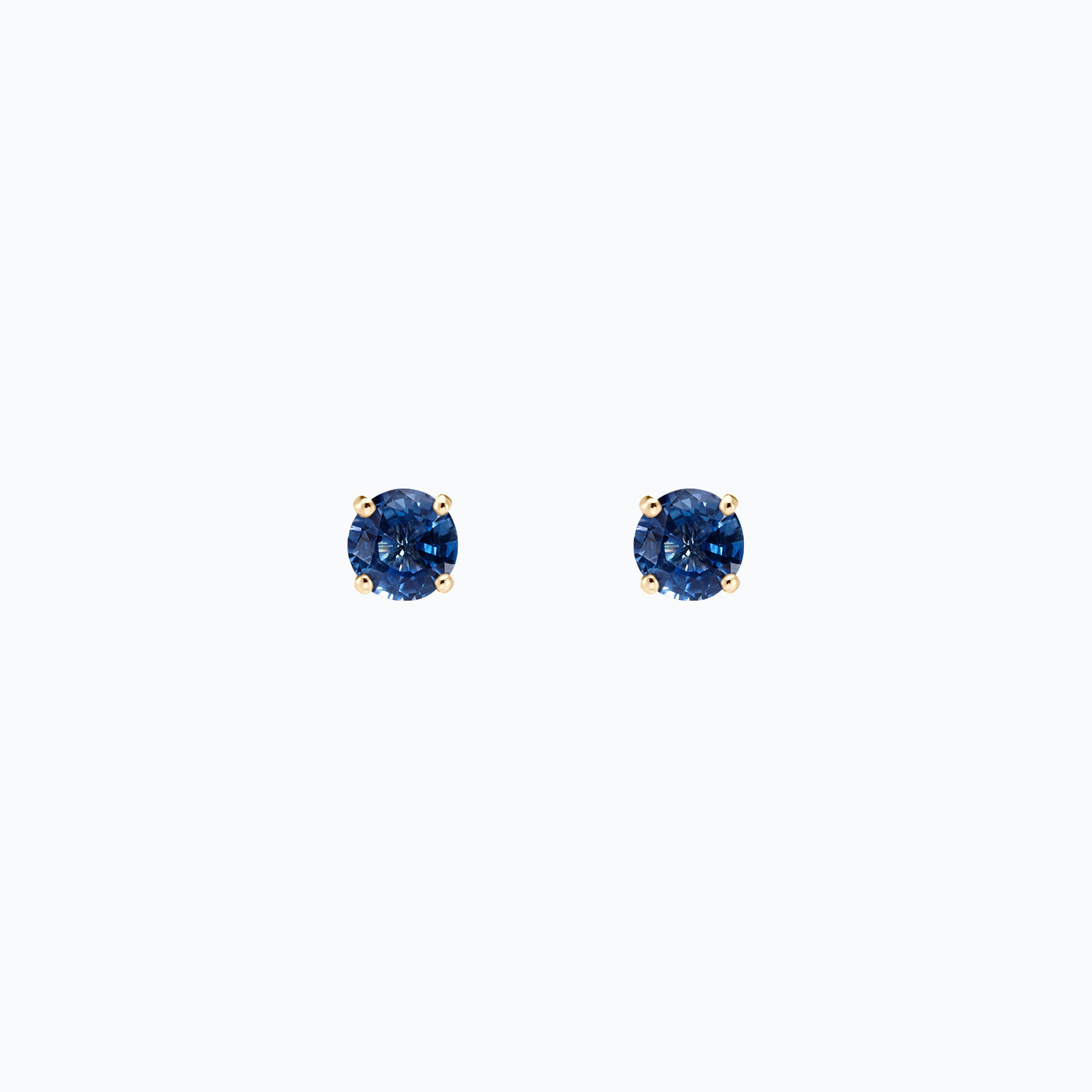 Boucles Alva Saphir 4.5 mm