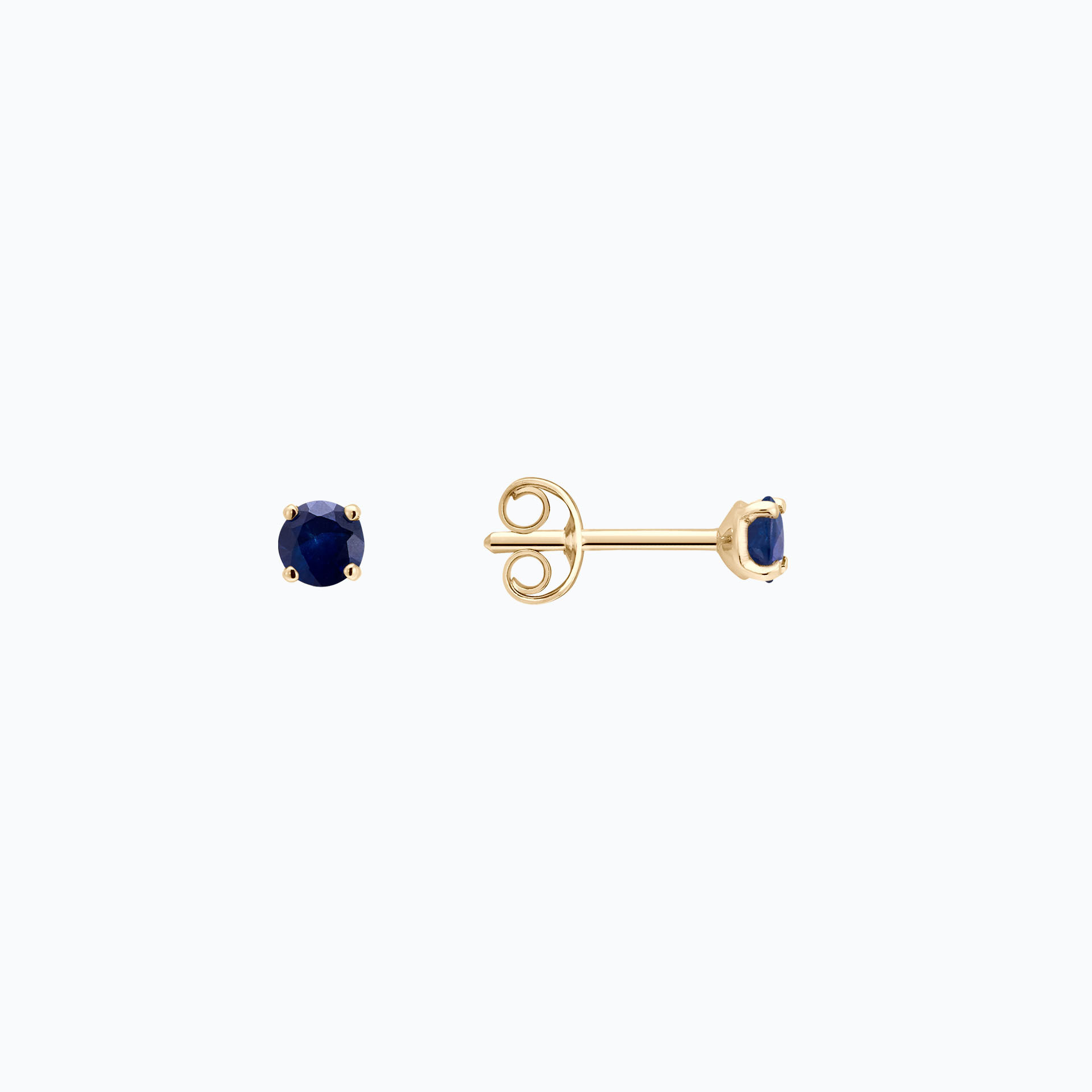 Boucles Alva Saphir 3.5 mm