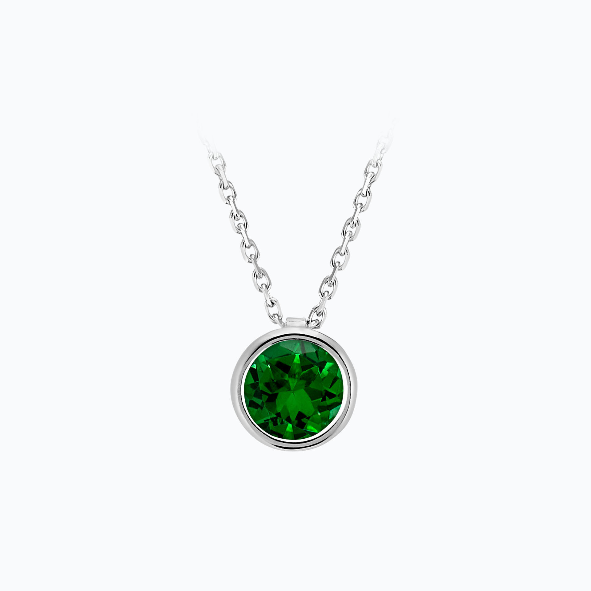 Collier Nymphéa Tsavorite