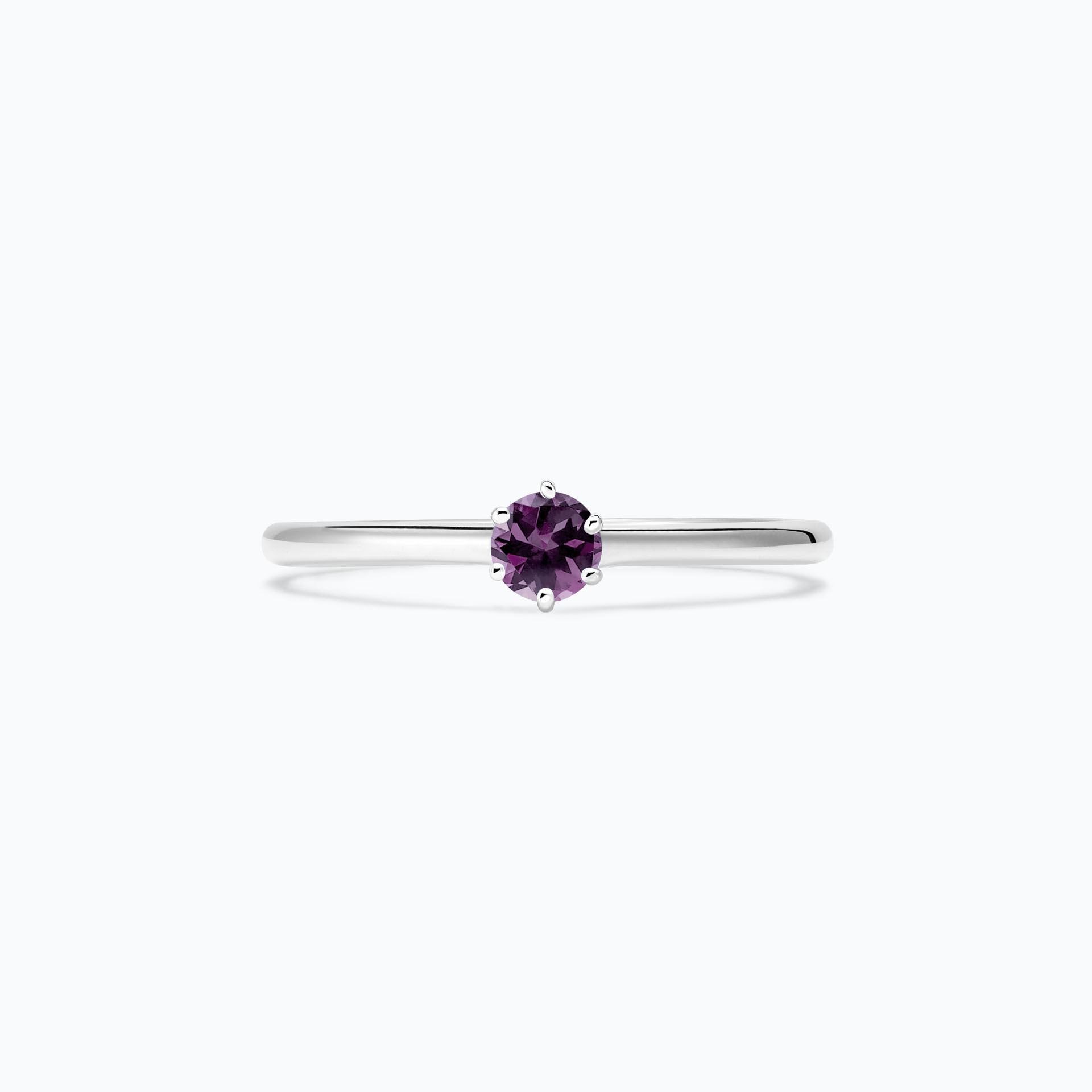 Solitaire Félicia Saphir Violet 3.5 mm