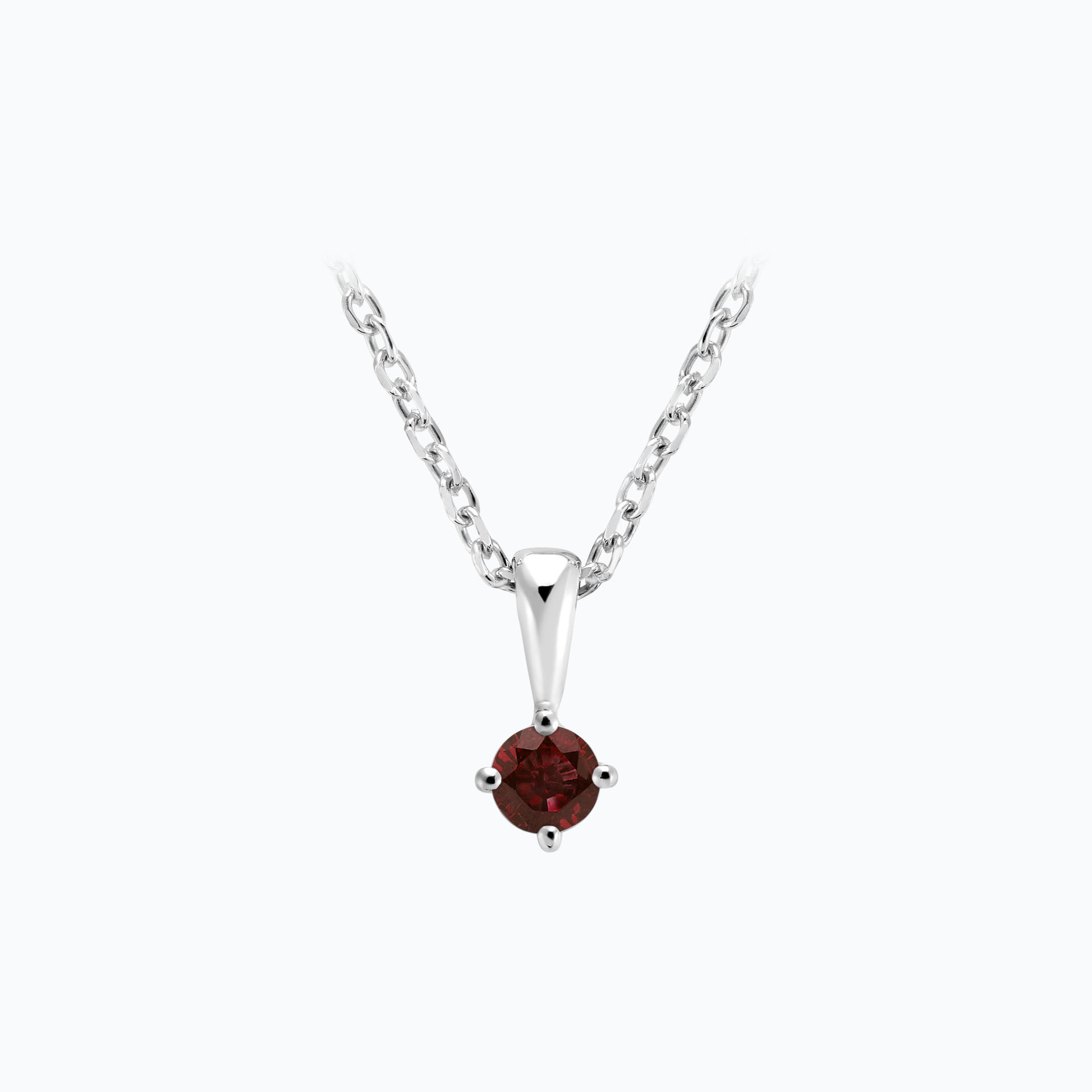 Pendentif Alva Grenat 3.5 mm