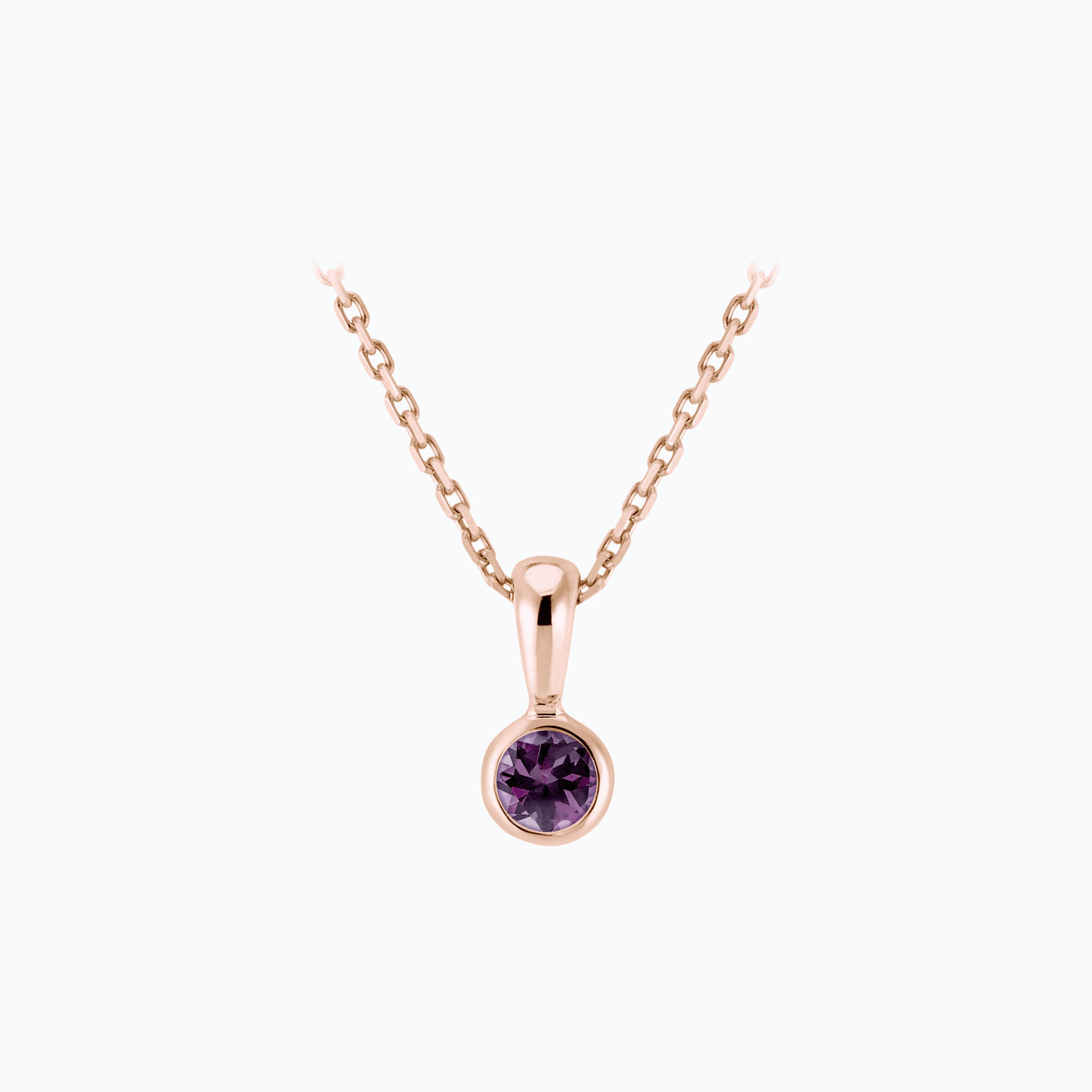 Pendentif Harmony Saphir Violet 3.5 mm
