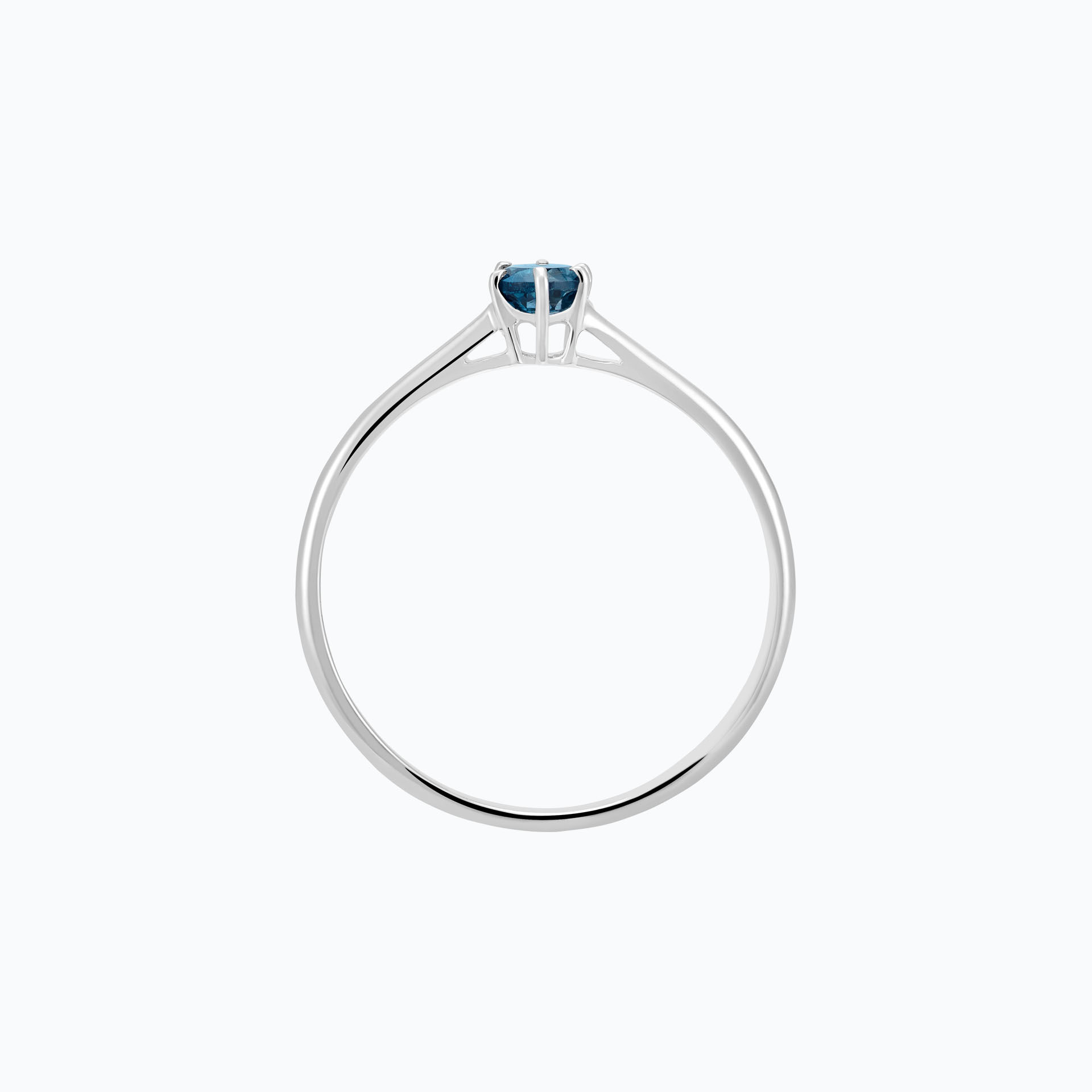 Solitaire Félicia Topaze Blue London 3.5 mm