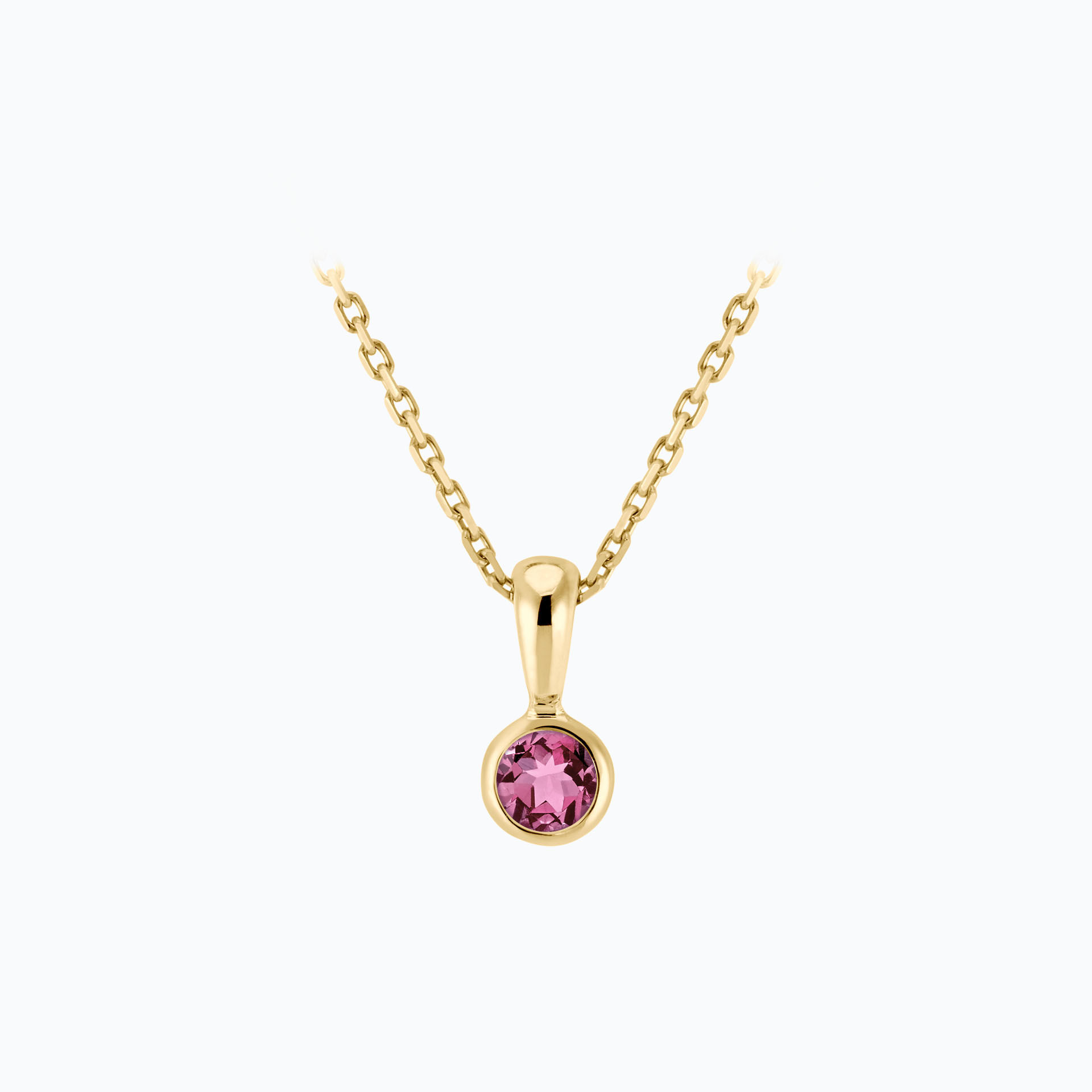 Pendentif Harmony Saphir Rose Pivoine 3.5 mm