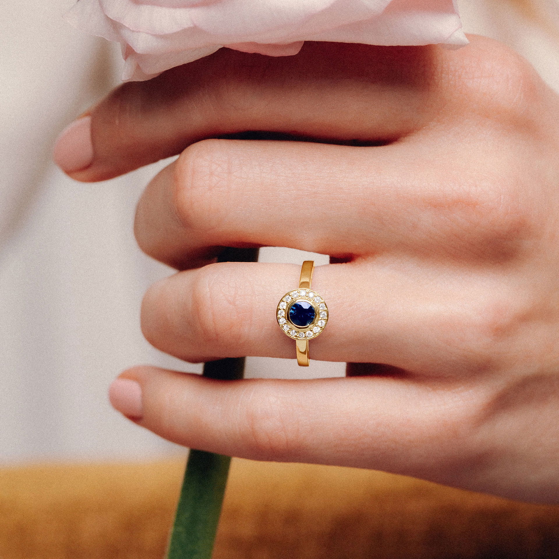 Solitaire Paris Saphir 4.5 mm